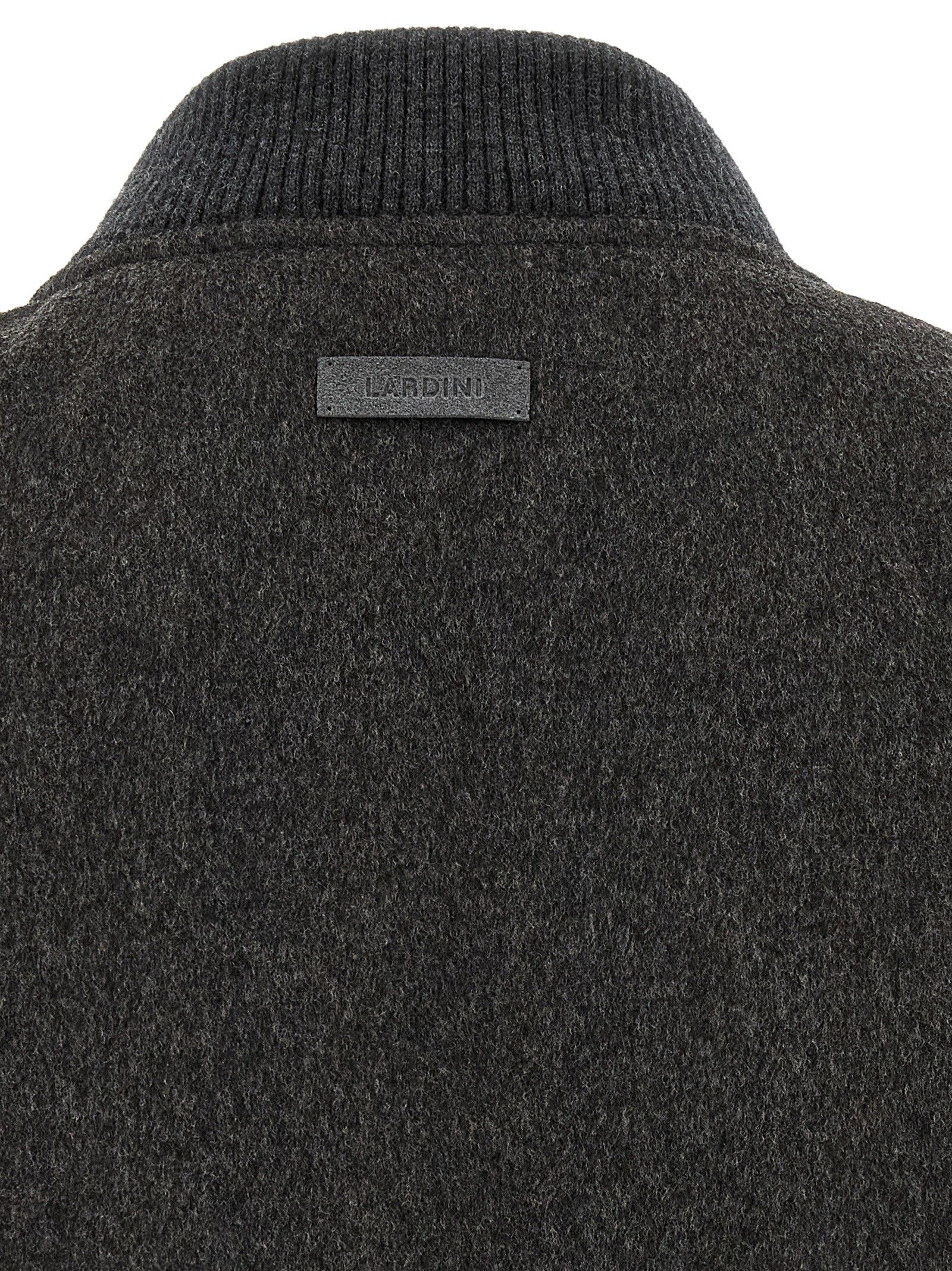 Virgin Wool Men's Bomber - Lardini - Modalova