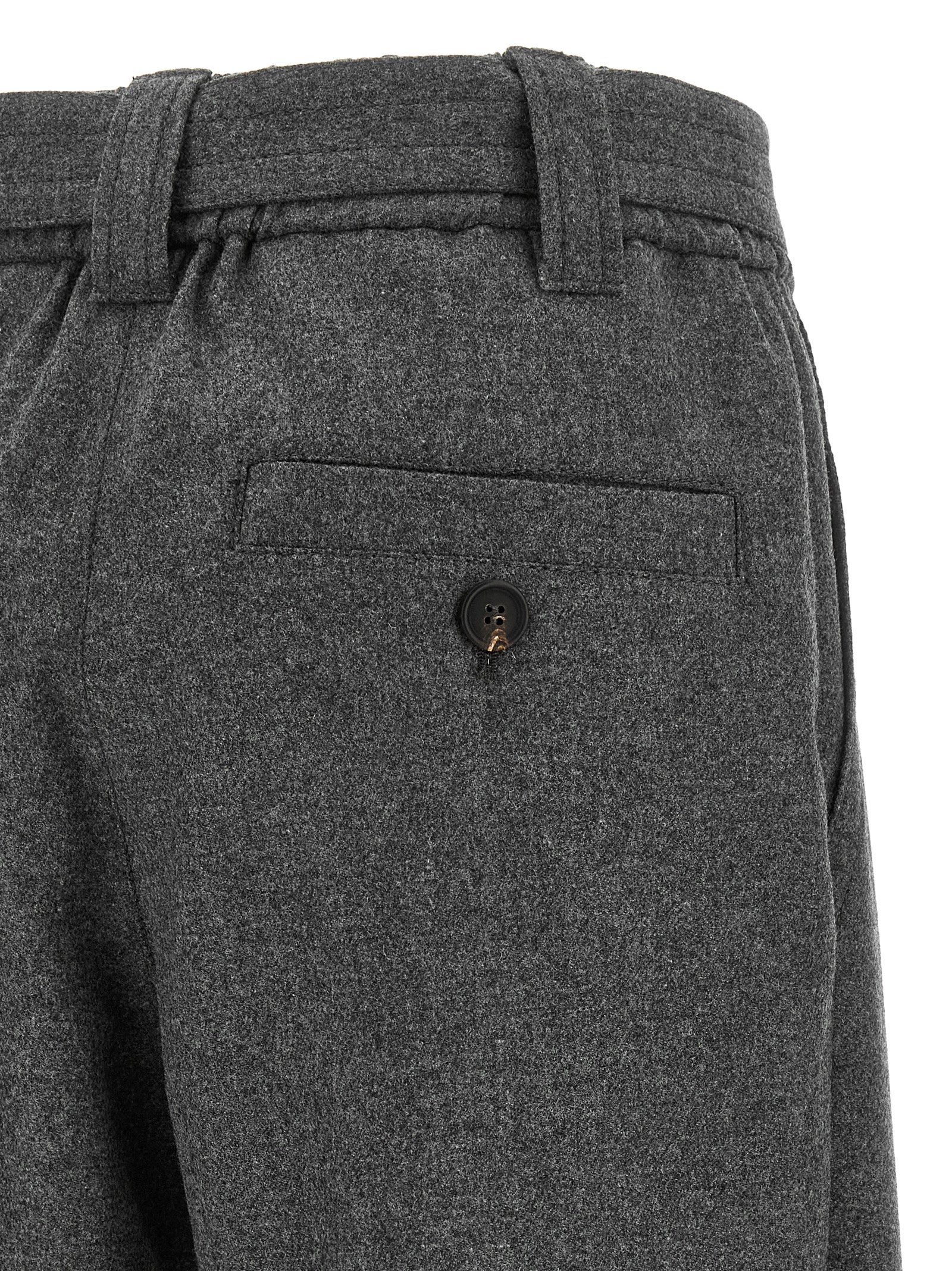 Virgin Wool Cargo Women's Pants - Brunello Cucinelli - Modalova