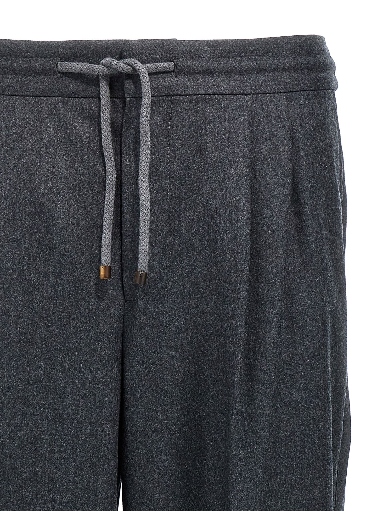 Virgin Wool Casual Men's Pants - Brunello Cucinelli - Modalova