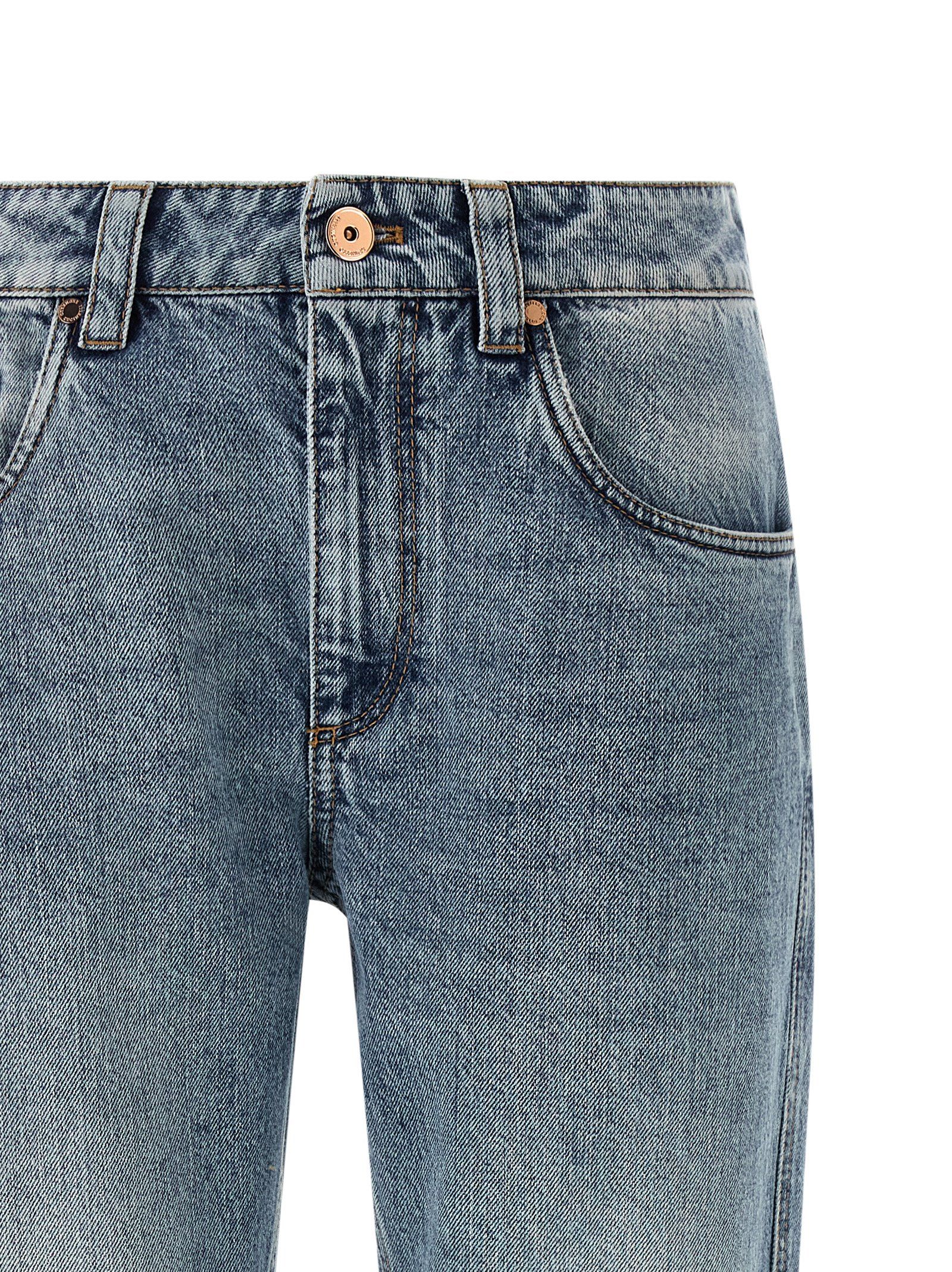 Cotton Straight-Leg Women's Jeans - Brunello Cucinelli - Modalova