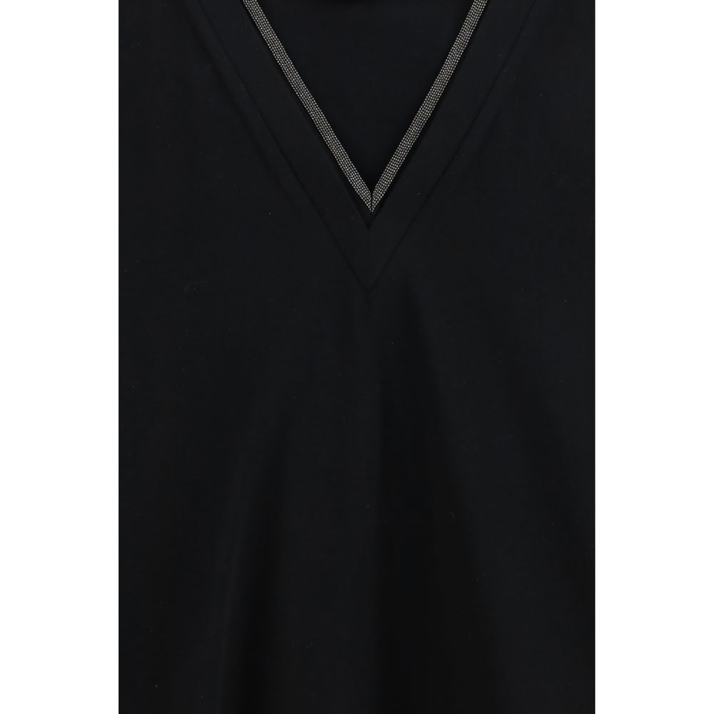 Cotton Women's T-Shirt - Brunello Cucinelli - Modalova