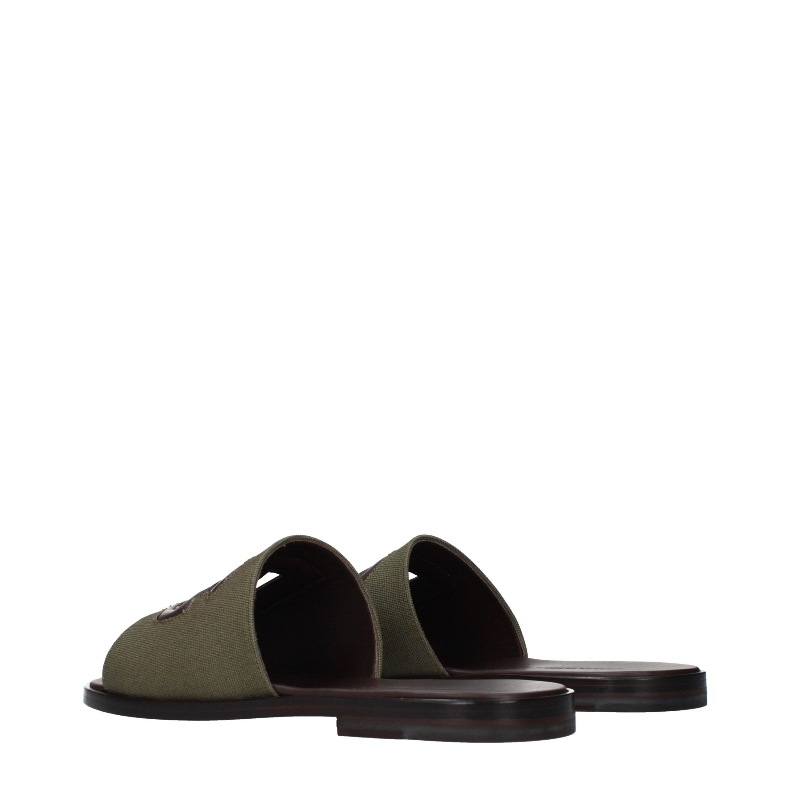 Fabric Men's Slippers - Dolce & Gabbana - Modalova