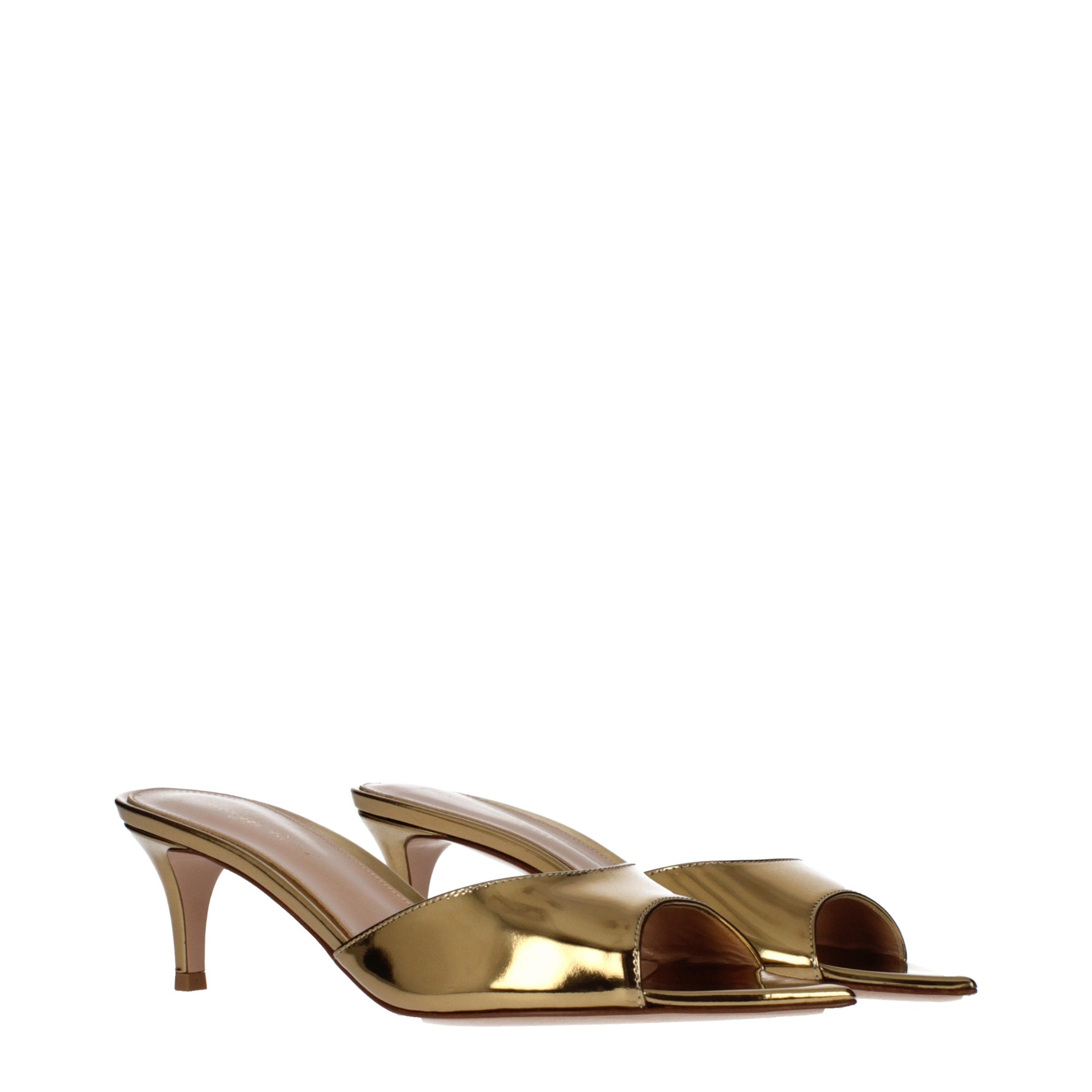 Leather Platform Women's Sandals - Gianvito Rossi - Modalova
