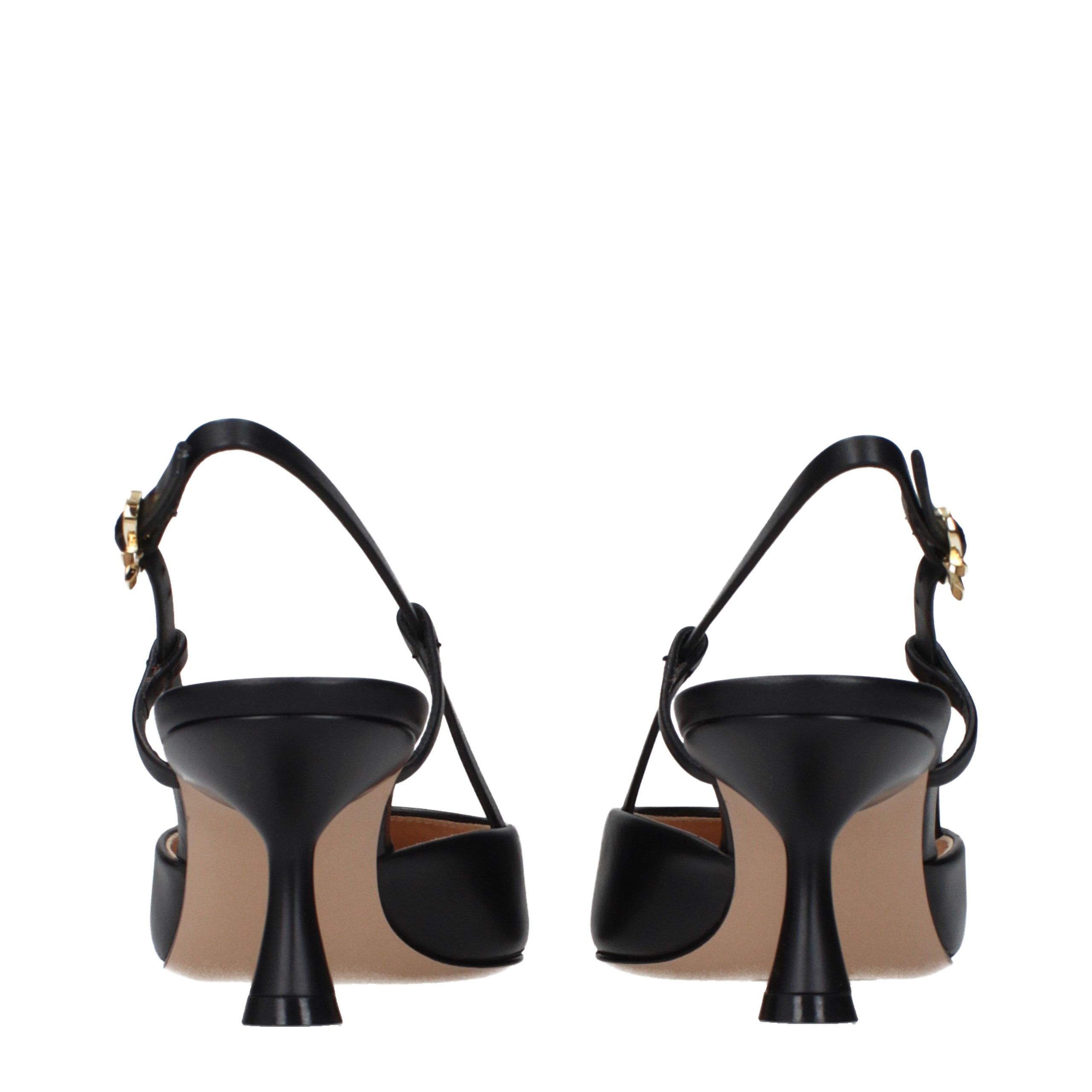 Leather Mid Heel Women's Pumps - Gianvito Rossi - Modalova