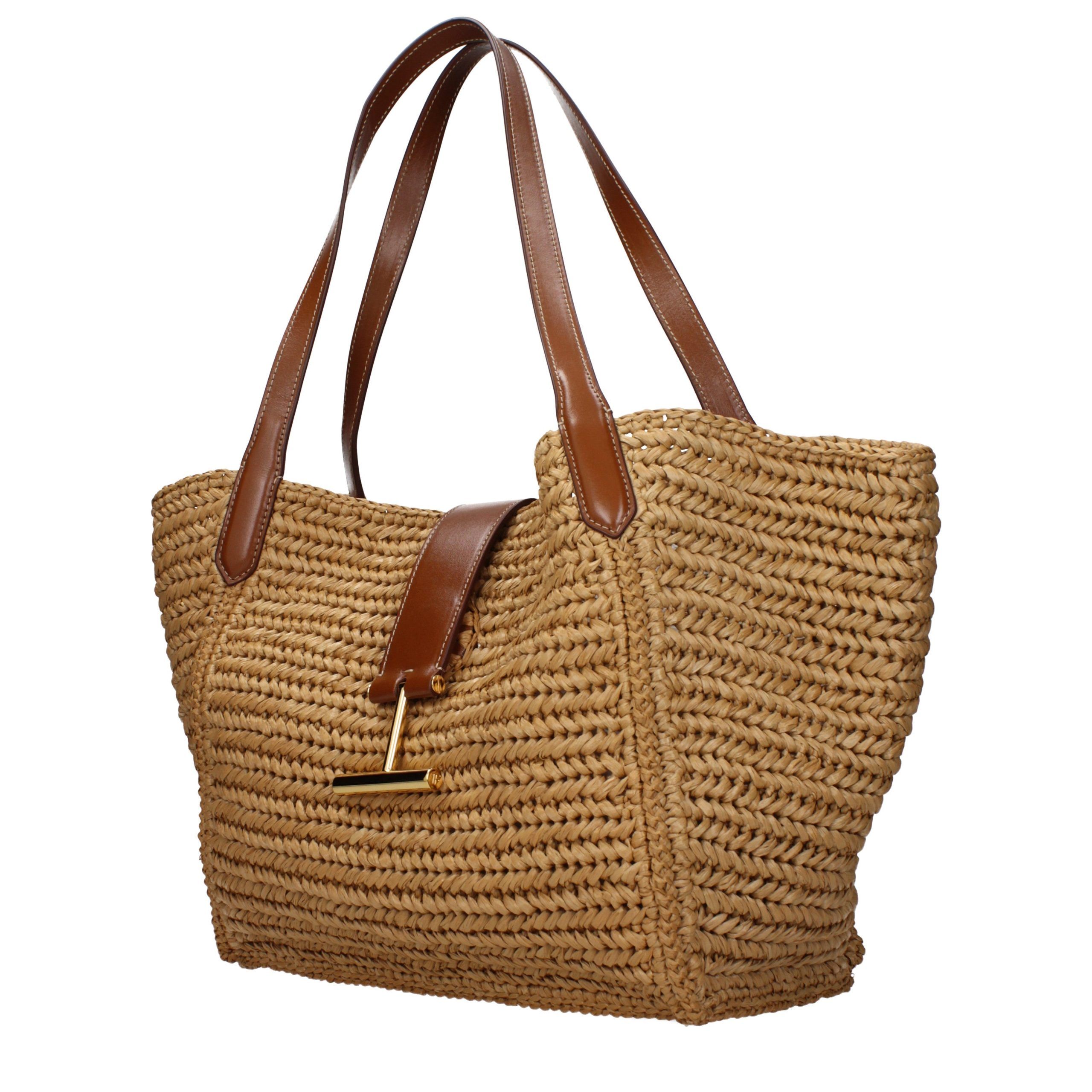 Raffia Shoulder Women's Bag - Tom Ford - Modalova