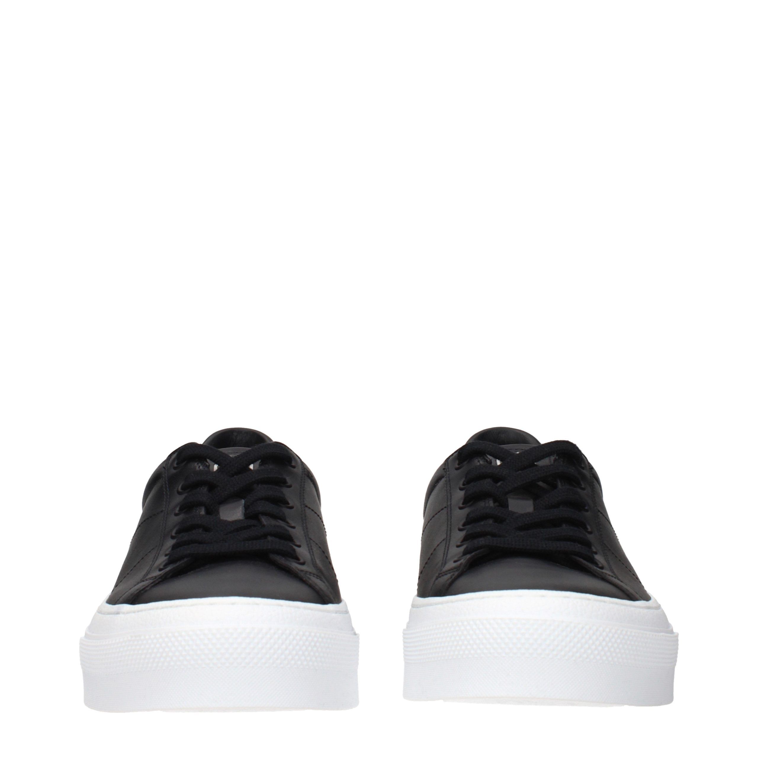 Leather Low Top Men's Sneakers - Givenchy - Modalova