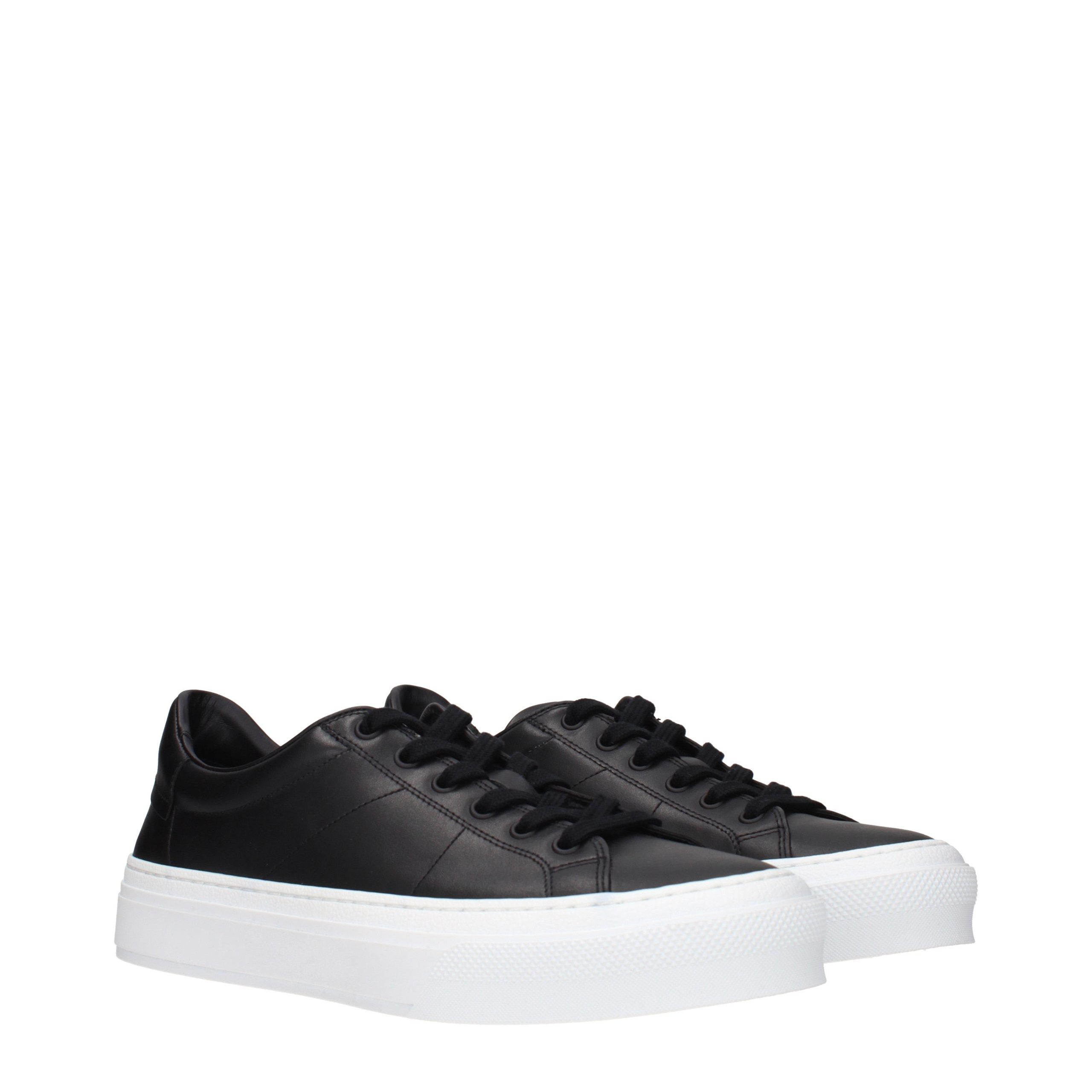 Leather Low Top Men's Sneakers - Givenchy - Modalova