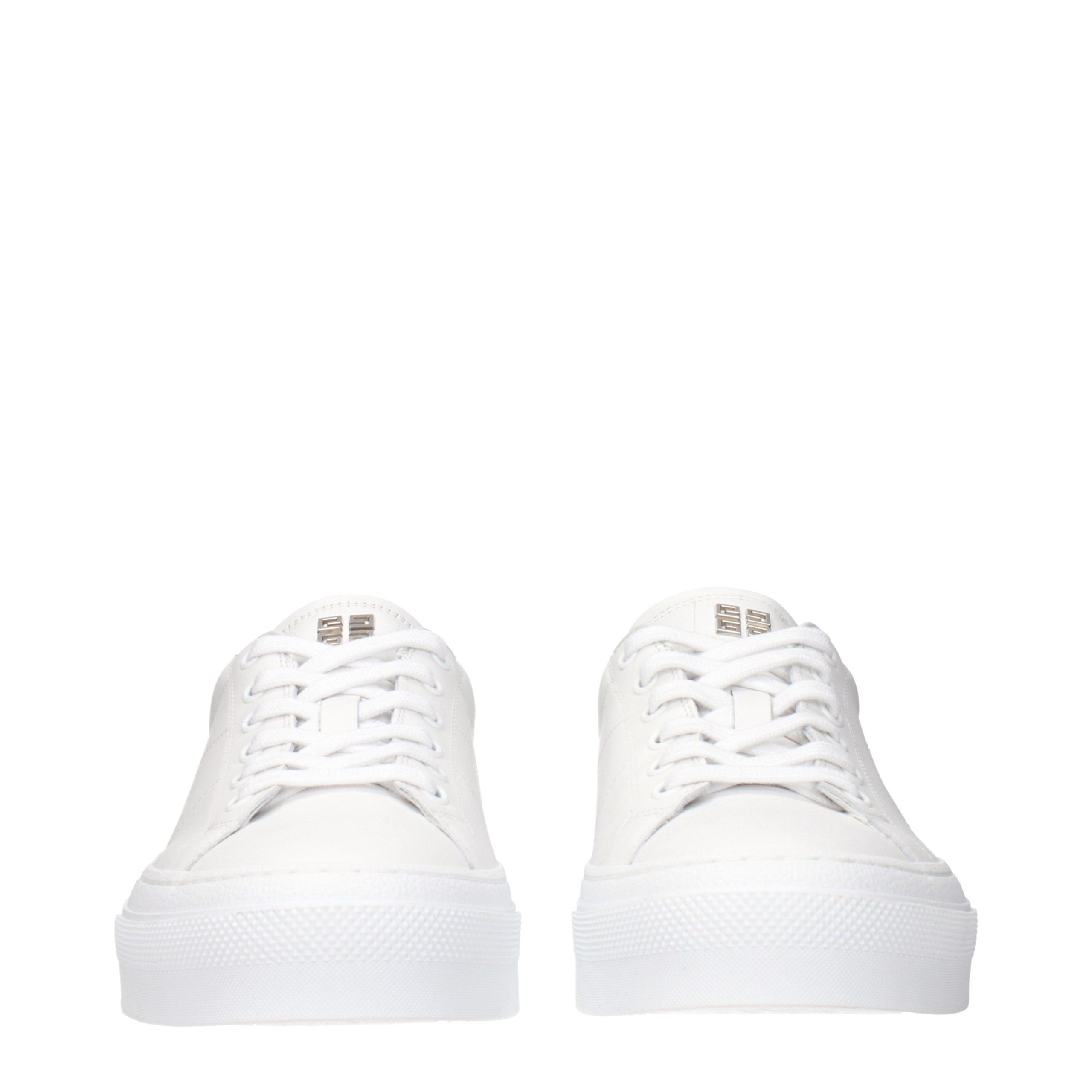 Leather Low Top Men's Sneakers - Givenchy - Modalova