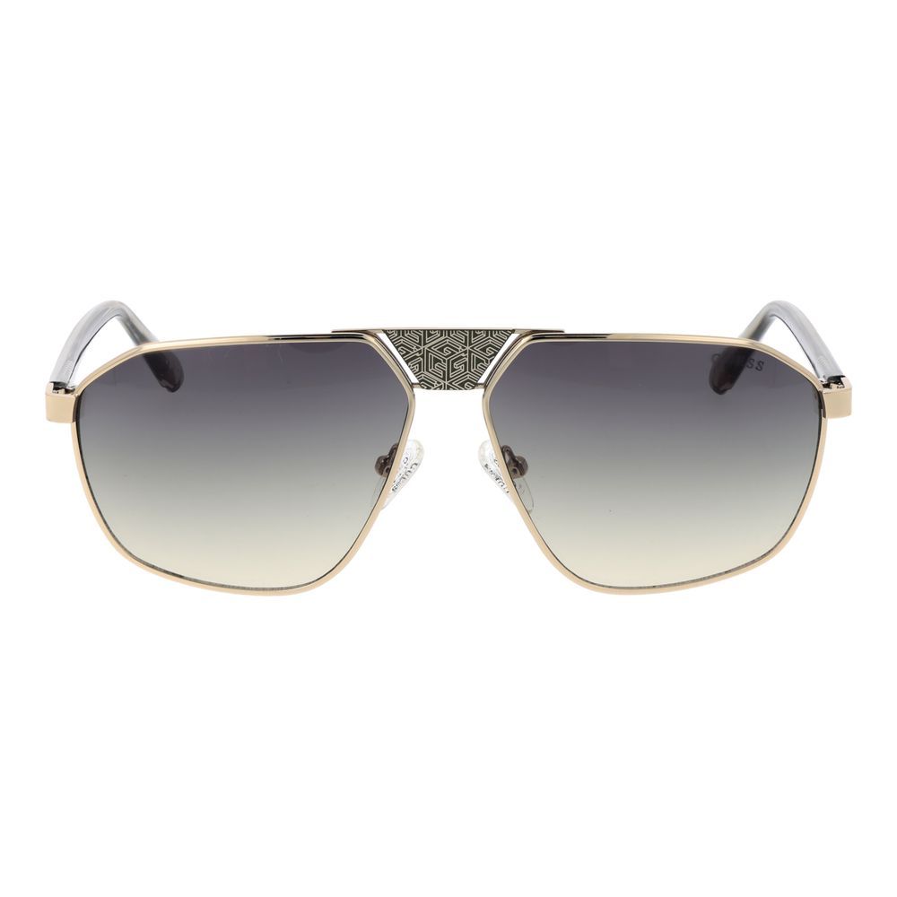 Guess Gold Metal Men's Sunglasses - Guess - Modalova