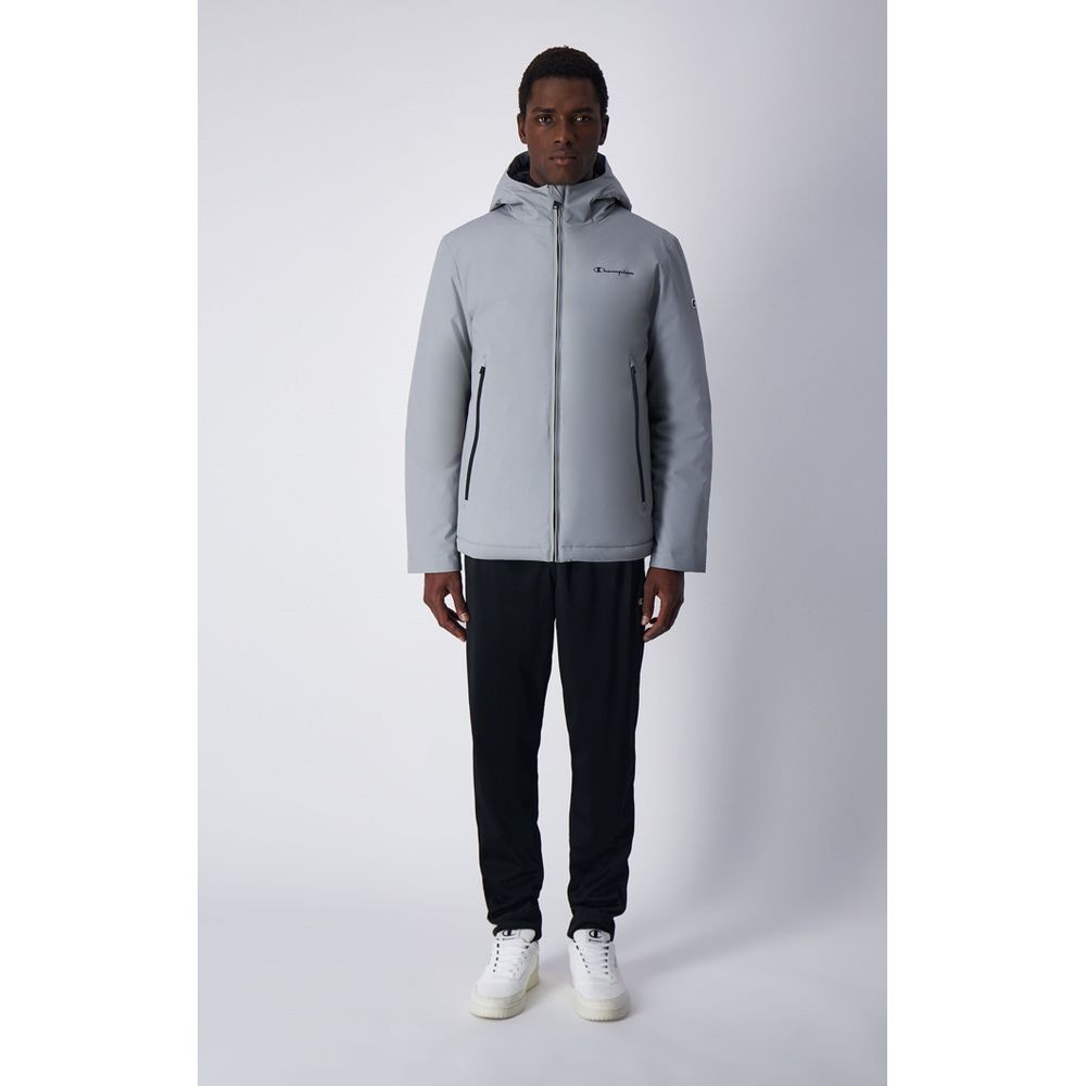 Champion Gray Polyamide Men's Parka - Champion - Modalova