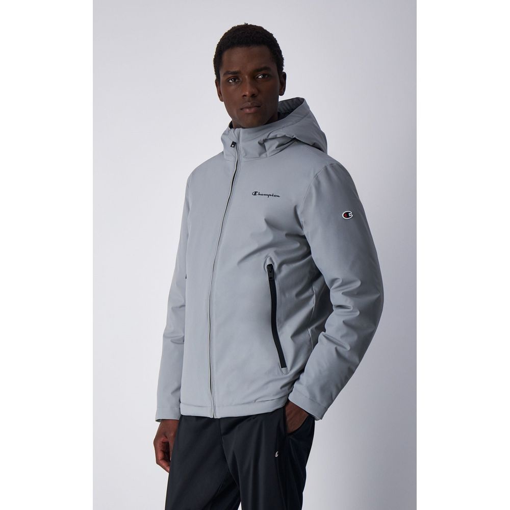 Champion Gray Polyamide Men's Parka - Champion - Modalova