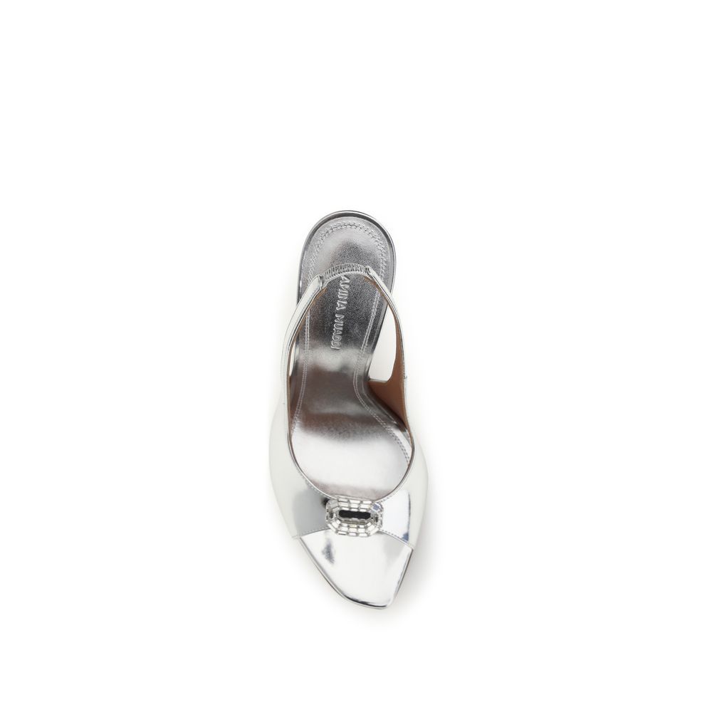 Calf Leather Bos Taurus Women's Sandals - Amina Muaddi - Modalova