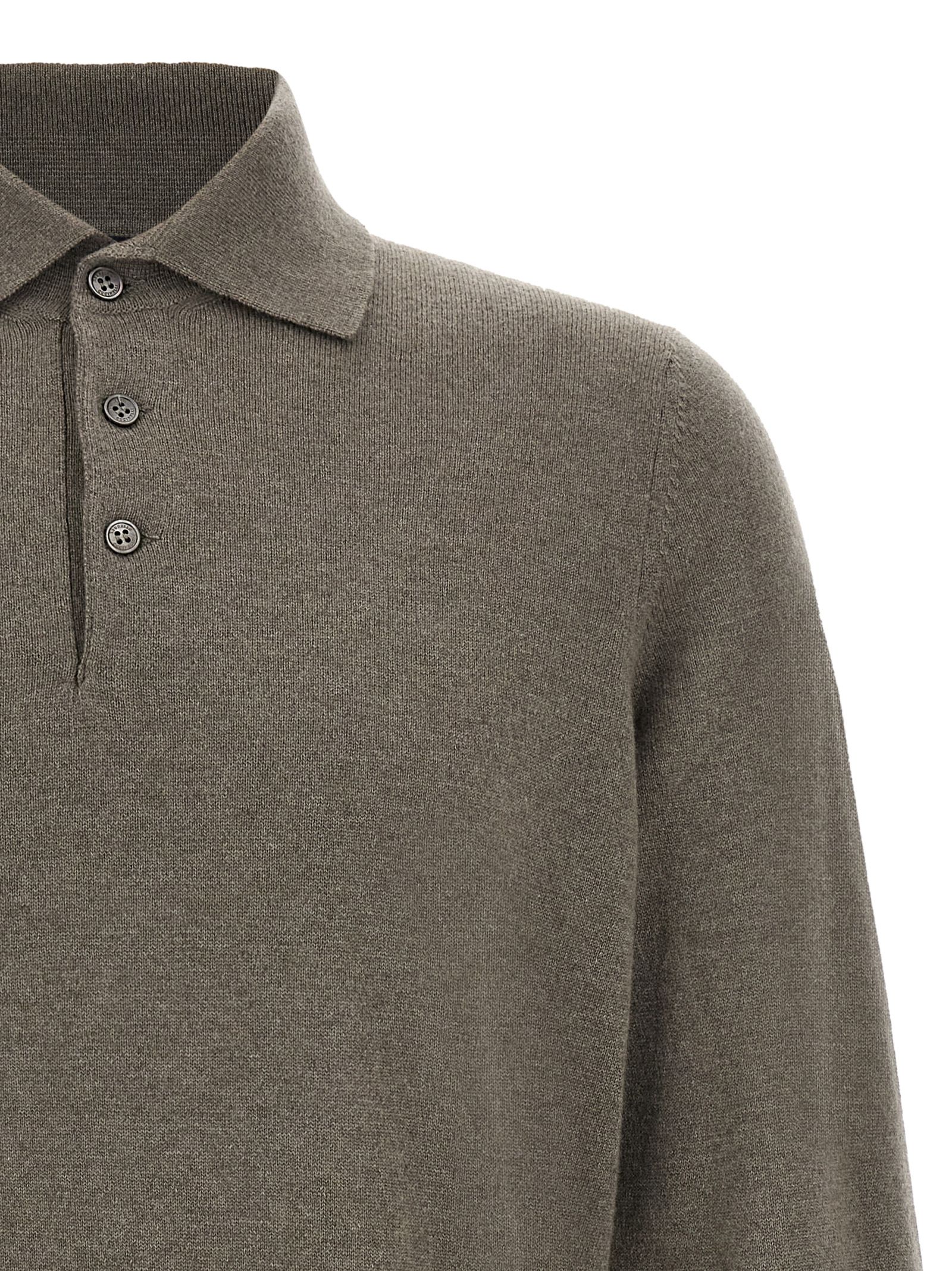 Cashmere Polo Men's Shirt - Brunello Cucinelli - Modalova