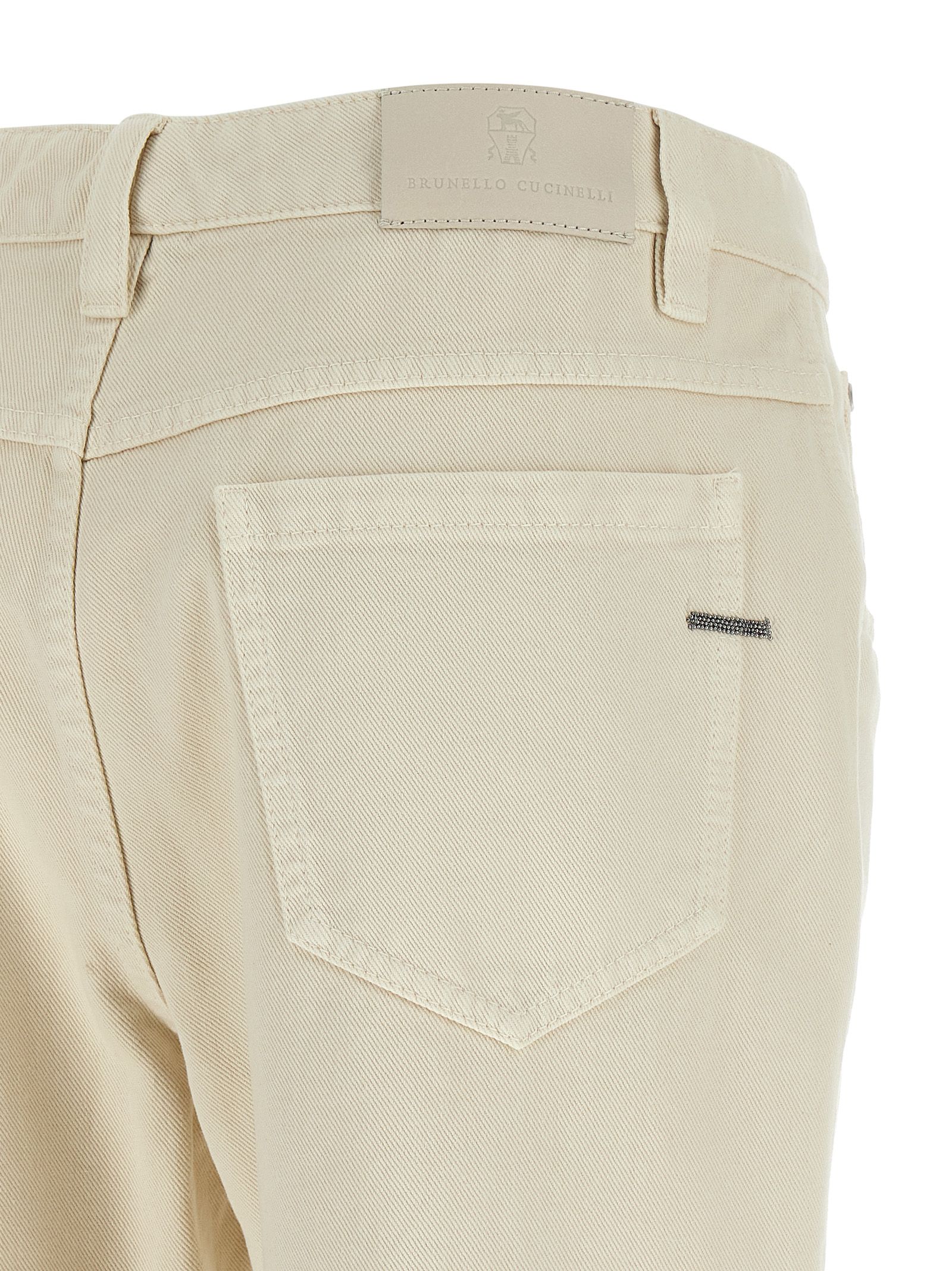 Cotton Straight-Leg Women's Jeans - Brunello Cucinelli - Modalova