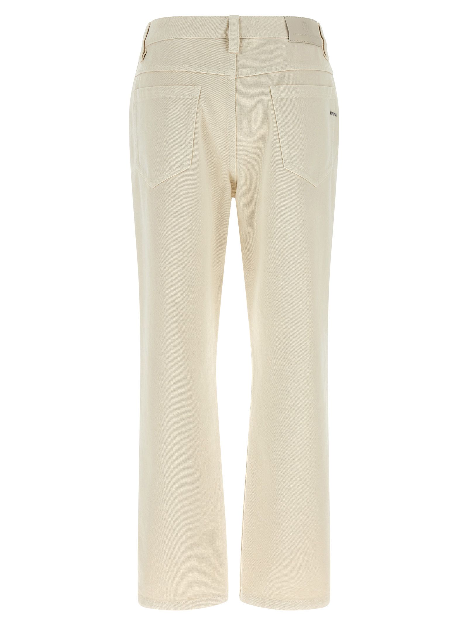 Cotton Straight-Leg Women's Jeans - Brunello Cucinelli - Modalova