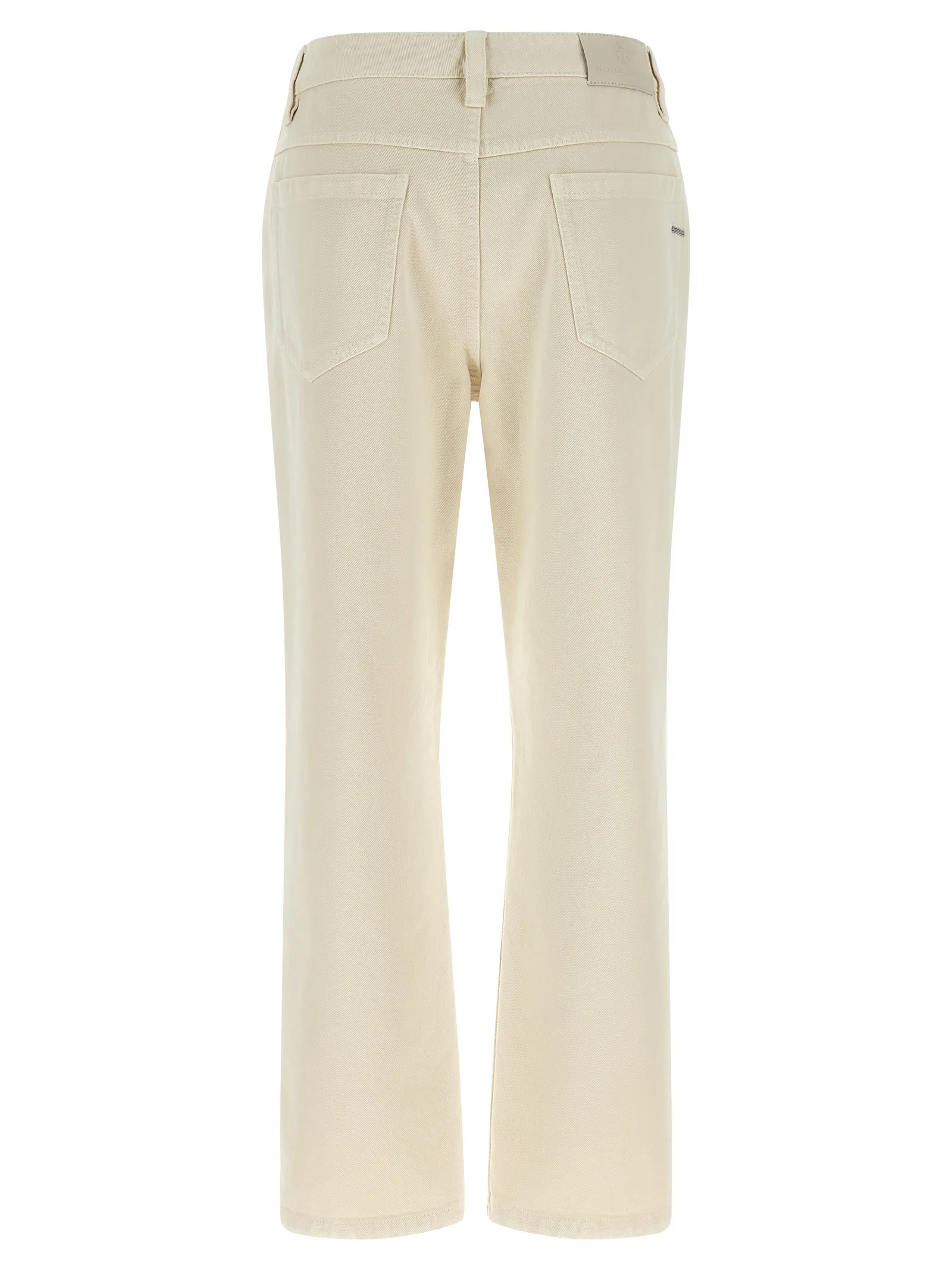 Cotton Straight-Leg Women's Jeans - Brunello Cucinelli - Modalova