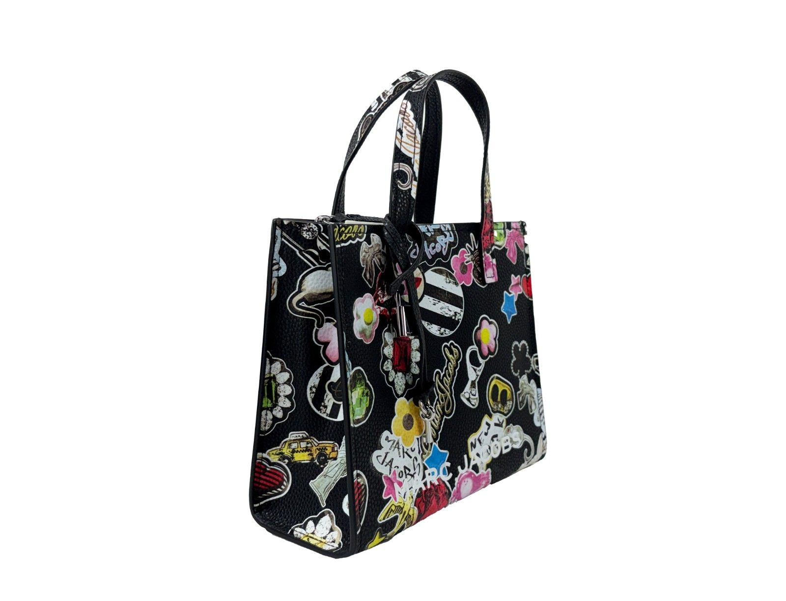 Mini Grind Black Sticker Leather Crossbody Women's Bag - Marc Jacobs - Modalova