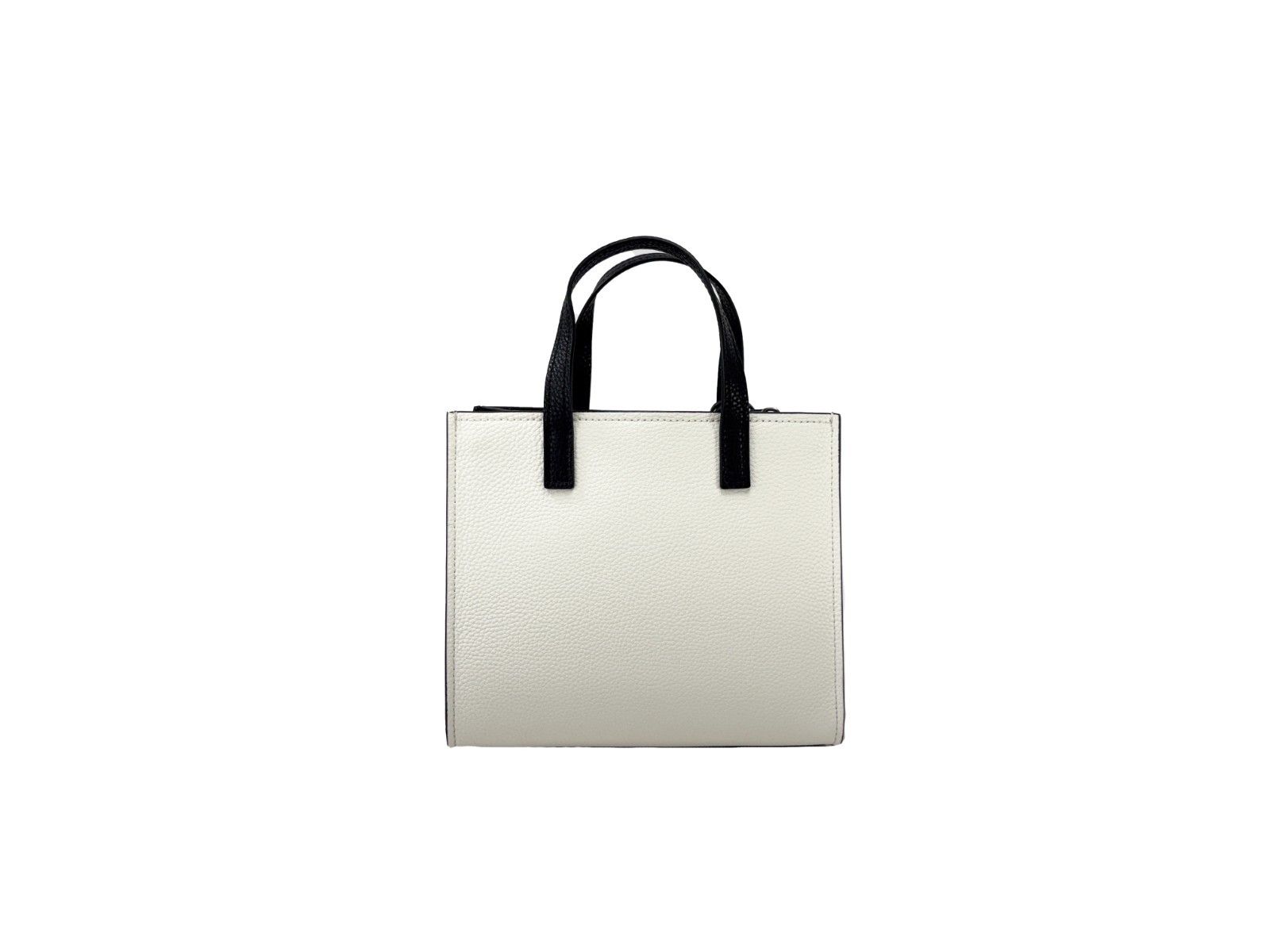 Mini Grind White Black Leather Crossbody Women's Bag - Marc Jacobs - Modalova