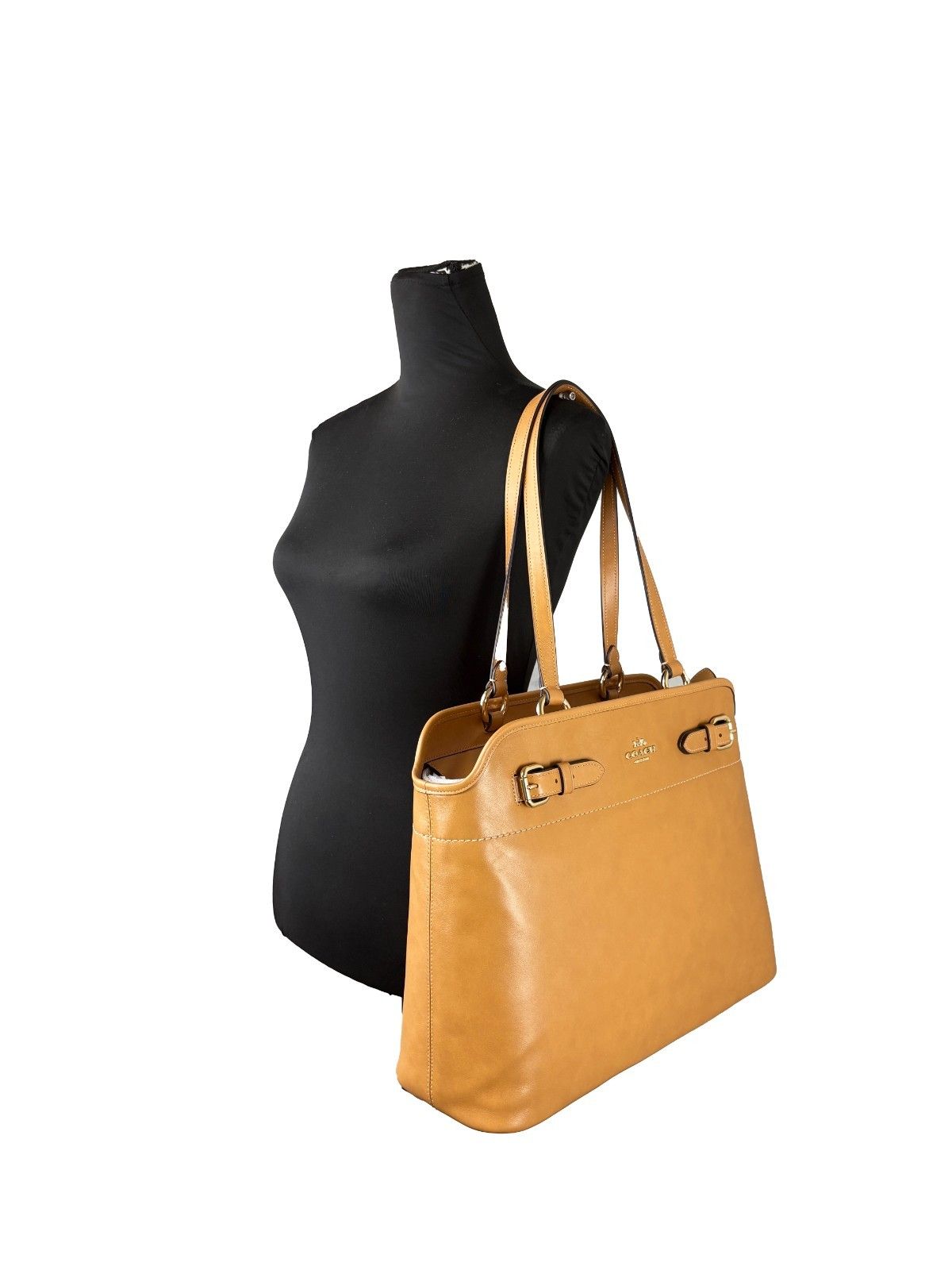 Easton Brown Leather Tote Women's Bag - COACH - Modalova