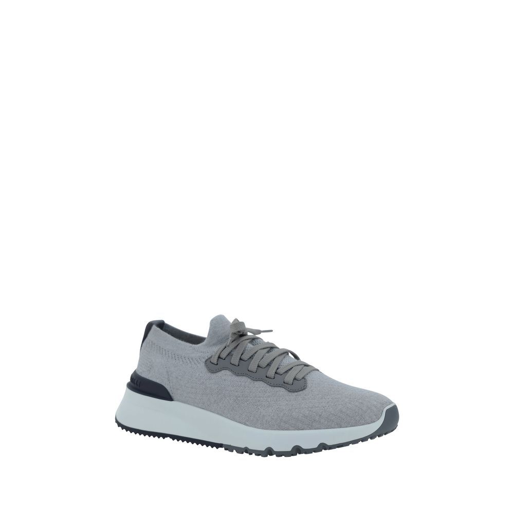 Cotton Athletic Men's Sneakers - Brunello Cucinelli - Modalova