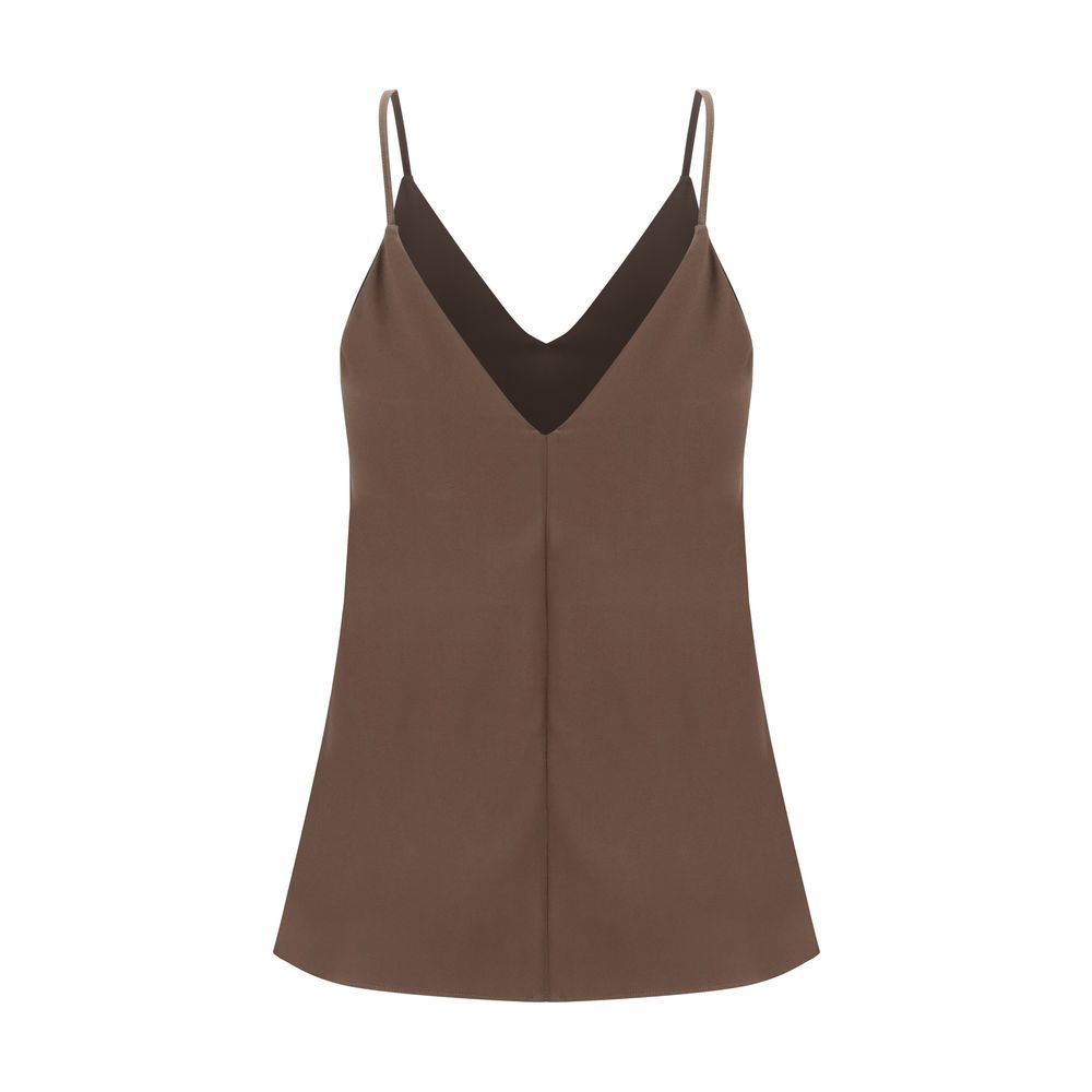Silk Sleeveles Women's T-Shirt - Brunello Cucinelli - Modalova