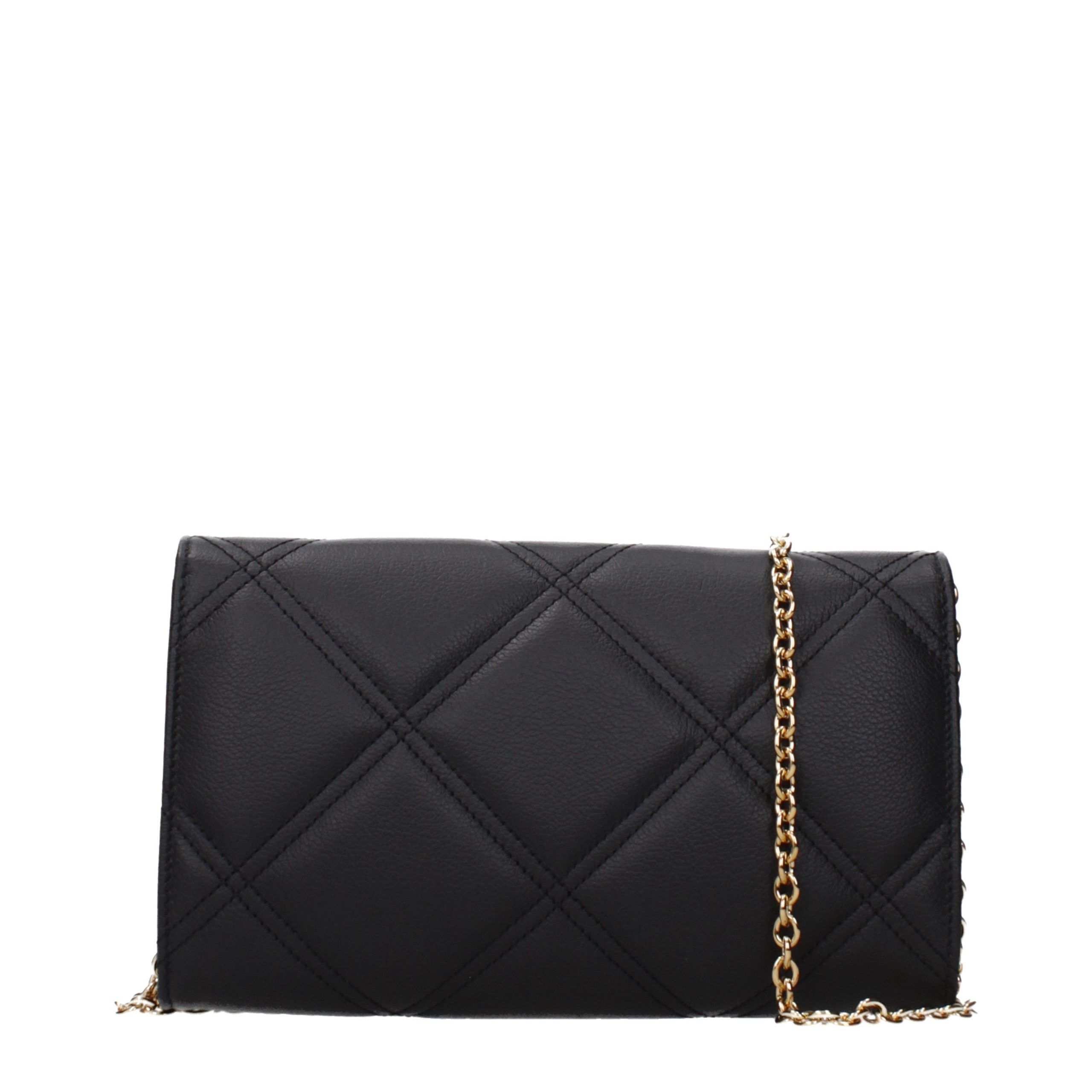 Leather Clutch Women's Bag - Versace - Modalova