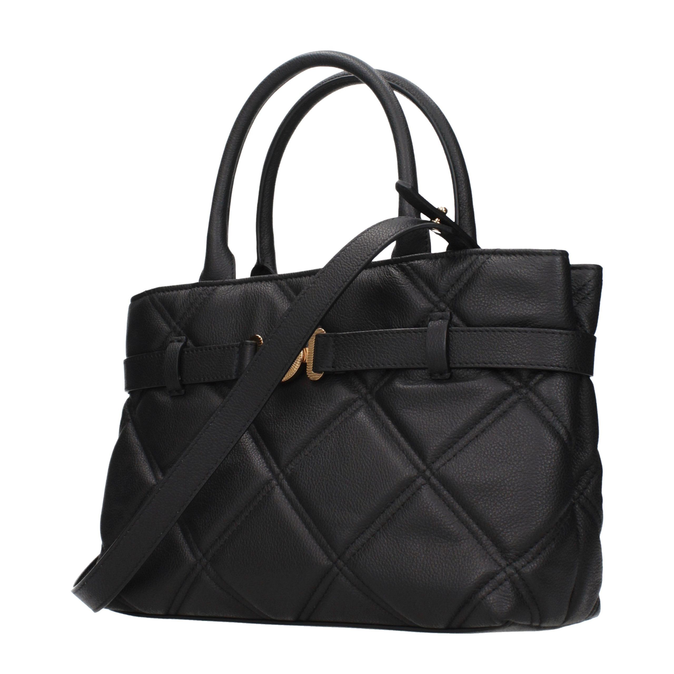 Leather Women's Handbag - Versace - Modalova