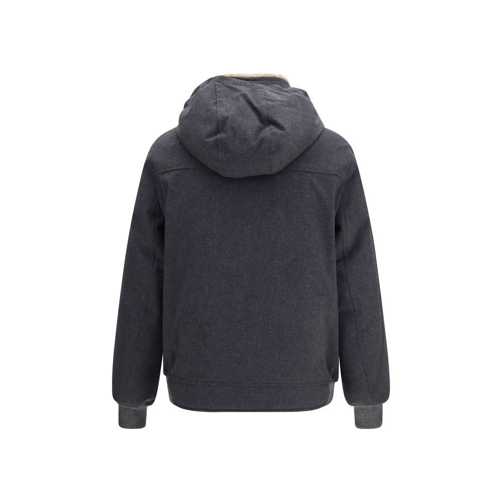 Wool Oves Aries Shell Men's Jacket - Brunello Cucinelli - Modalova