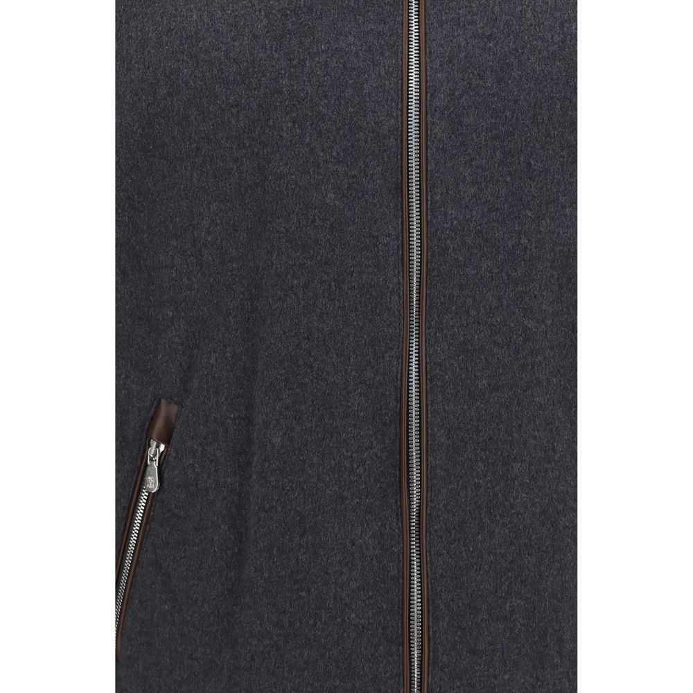 Wool Oves Aries Shell Men's Jacket - Brunello Cucinelli - Modalova