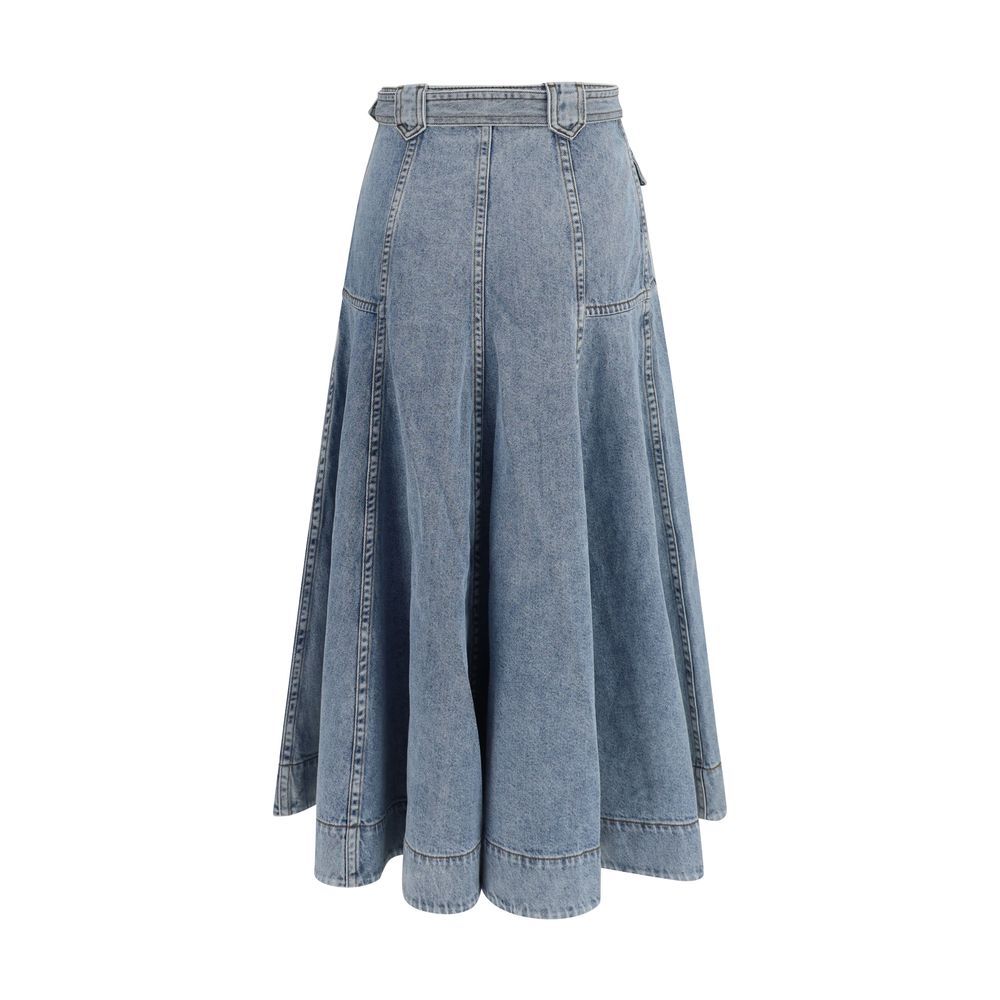 Cotton Midi Women's Skirt - Zimmermann - Modalova
