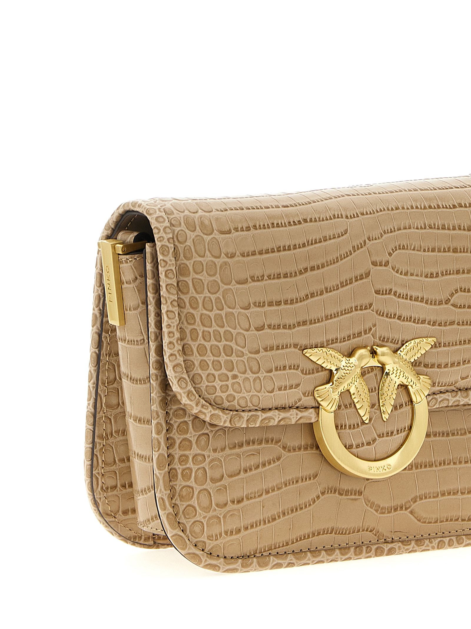Goatskin Shoulder Women's Bag - PINKO - Modalova
