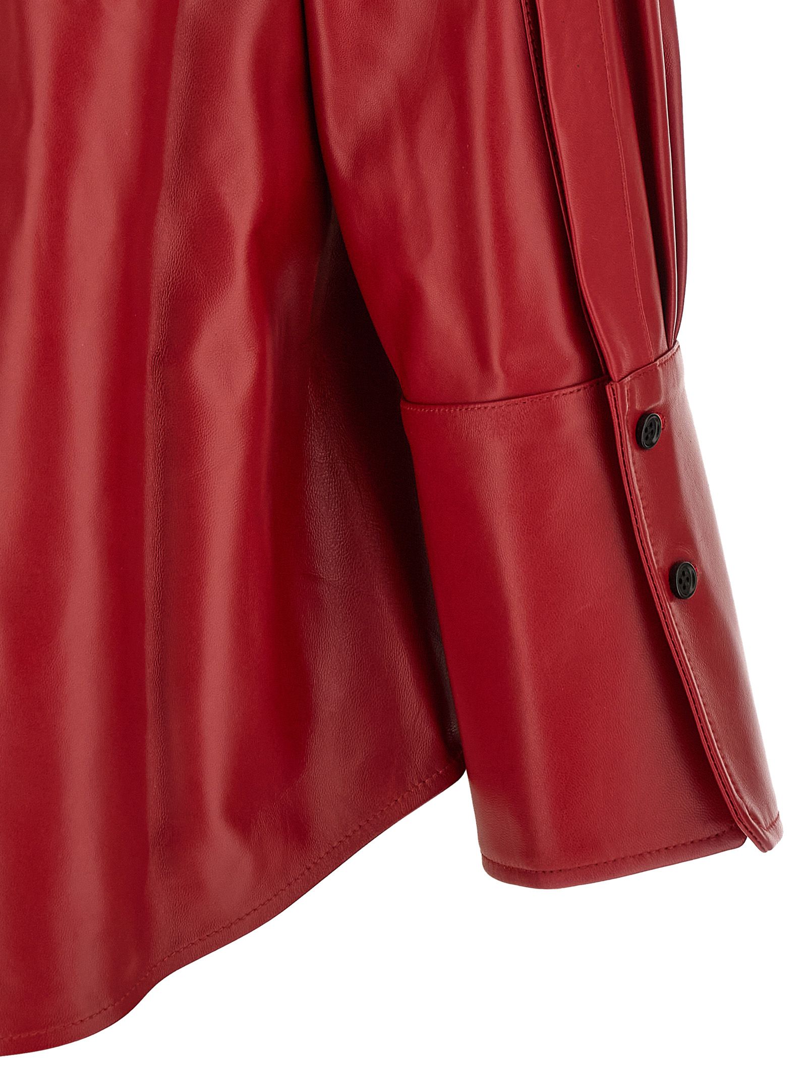 CO Red Lamb Leather Women's Blouse - CO - Modalova