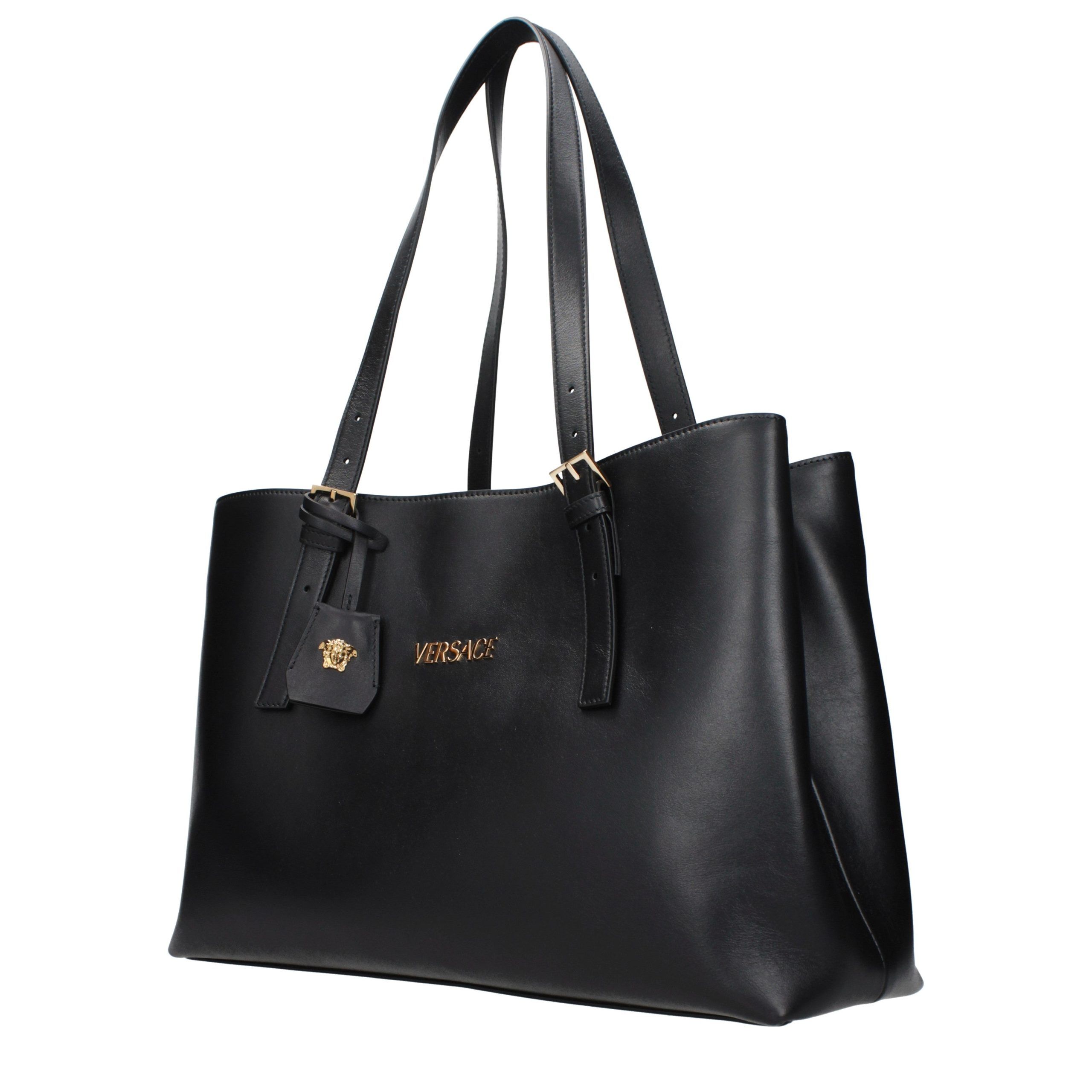 Leather Shoulder Women's Bag - Versace - Modalova