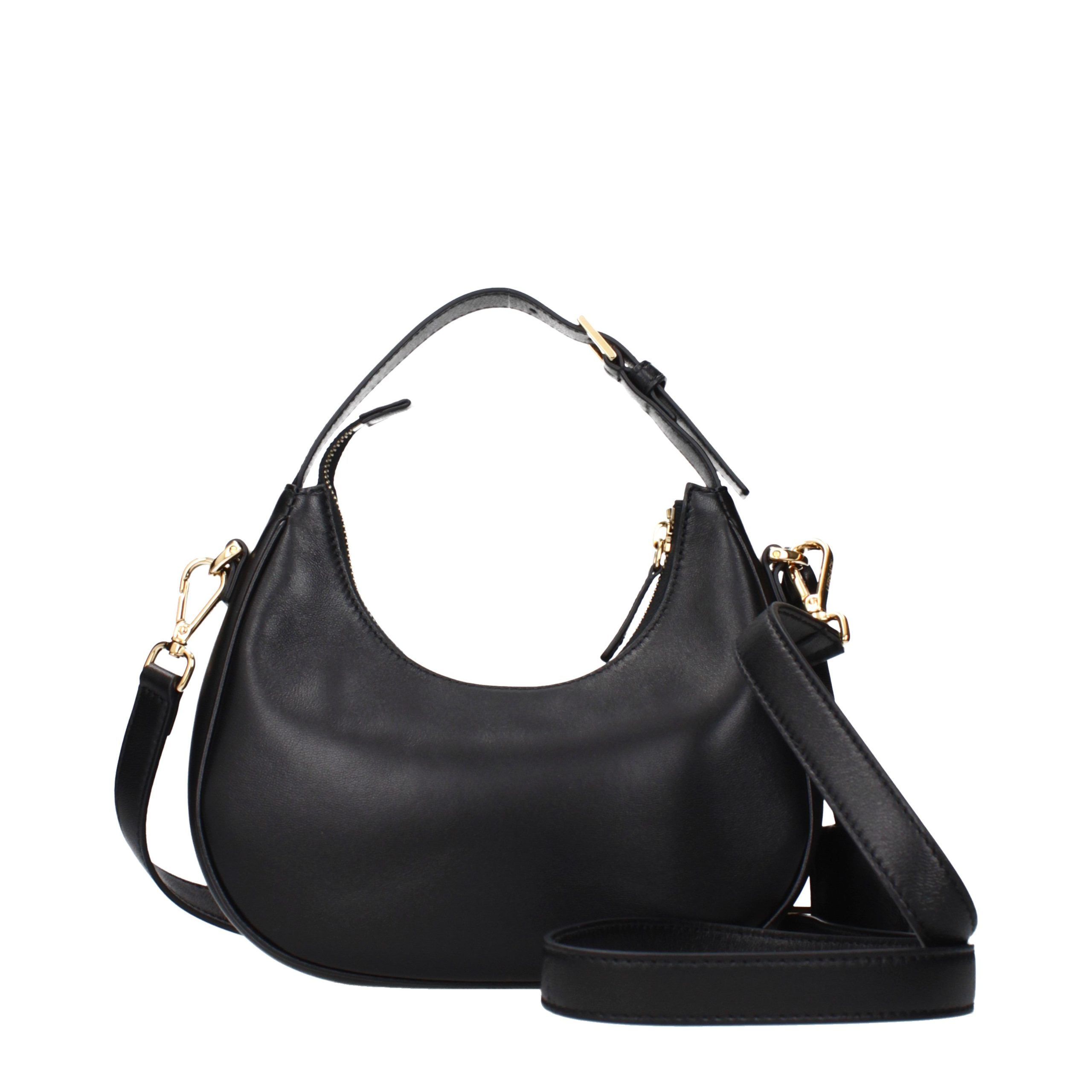 Leather Women's Handbag - Versace - Modalova