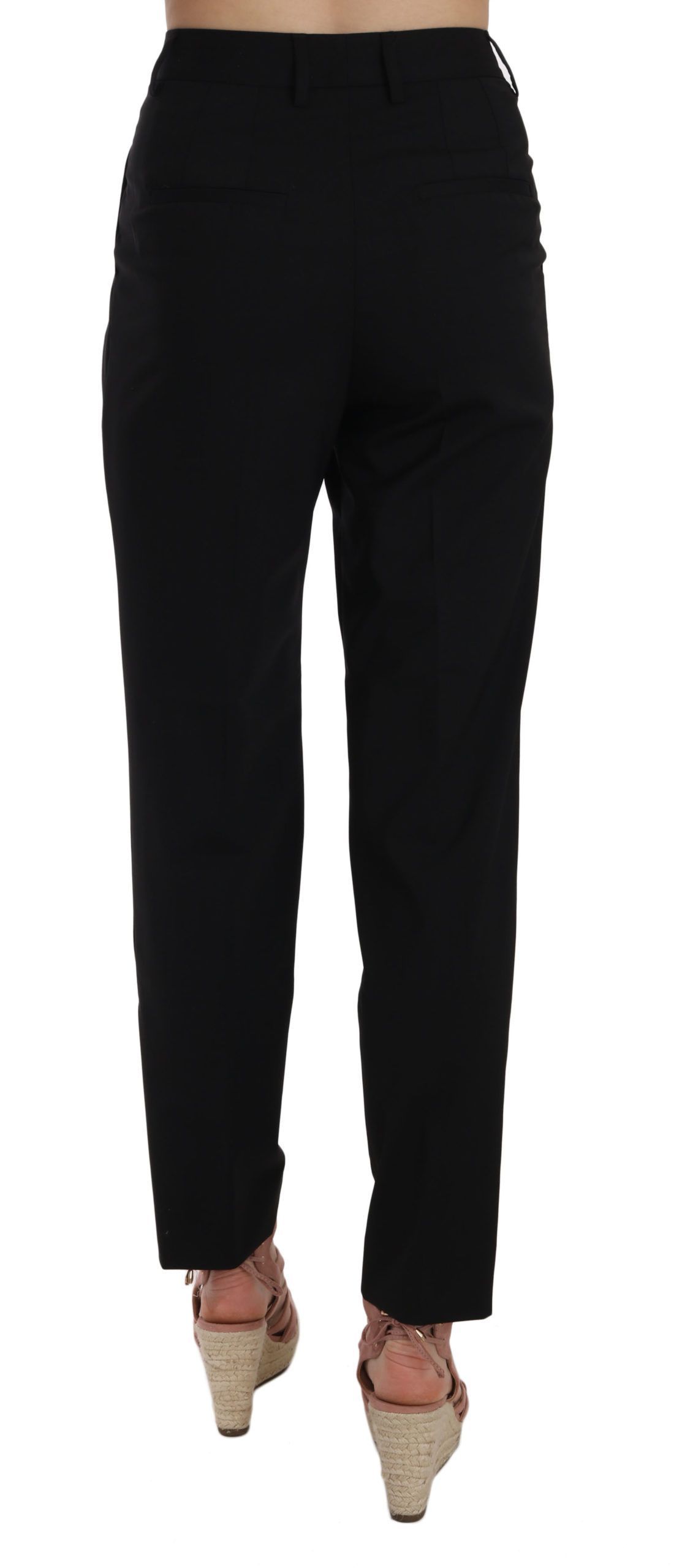 Button Pleated Tapered Trouser Women's Pants - Dolce & Gabbana - Modalova