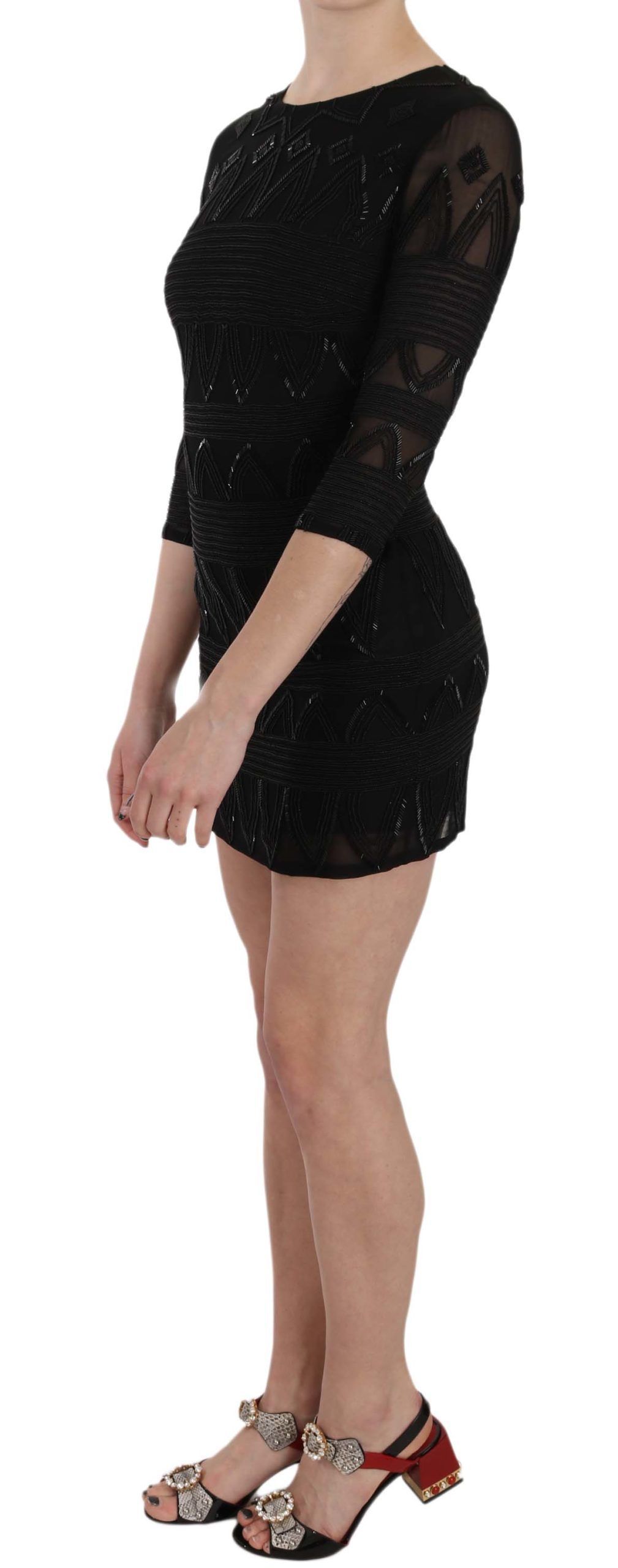Silk Sequined Mini Shift Women's Gown - John Richmond - Modalova