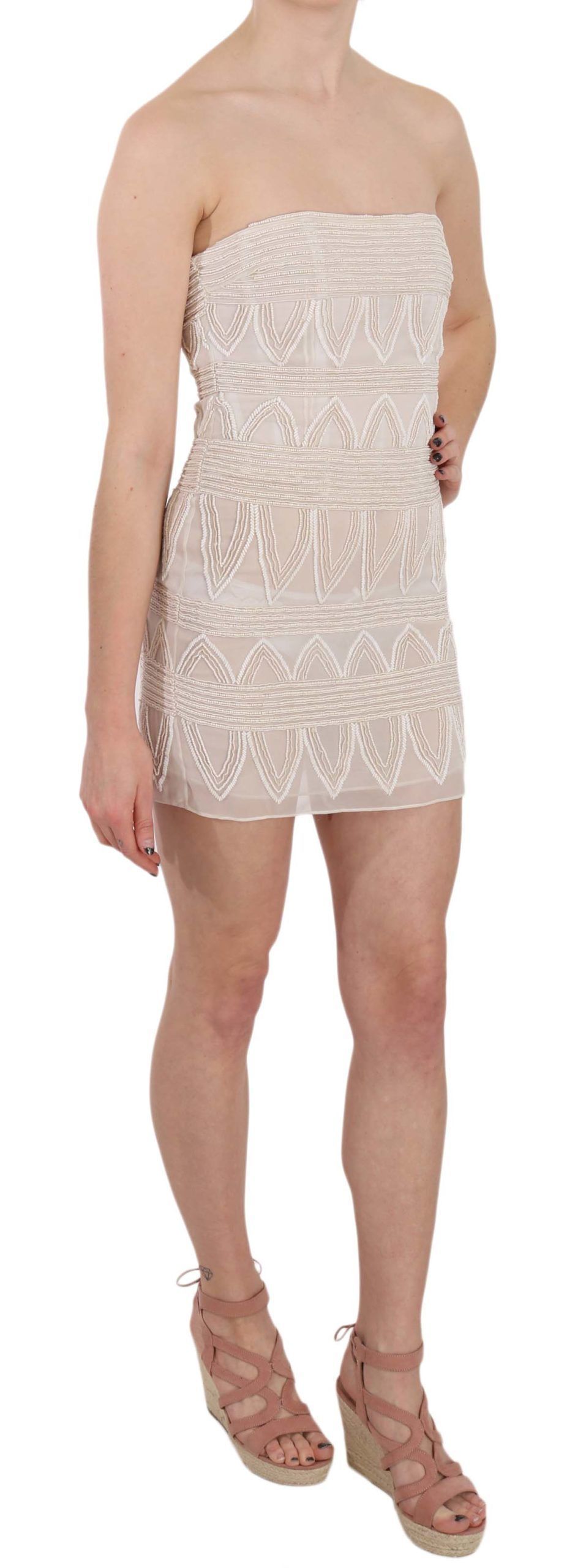 Beaded Silk Short Mini Gown Women's Dress - John Richmond - Modalova