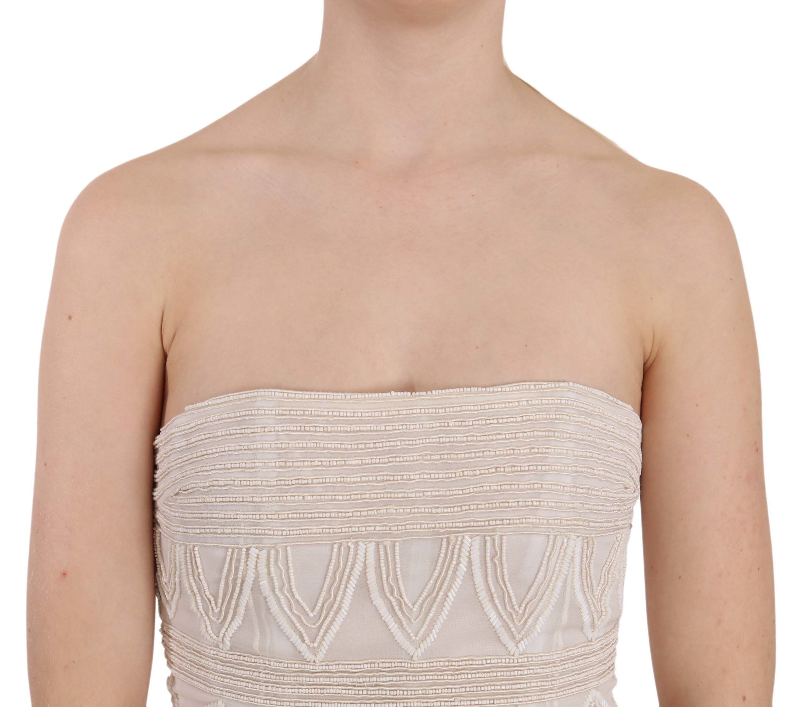 Beaded Silk Short Mini Gown Women's Dress - John Richmond - Modalova