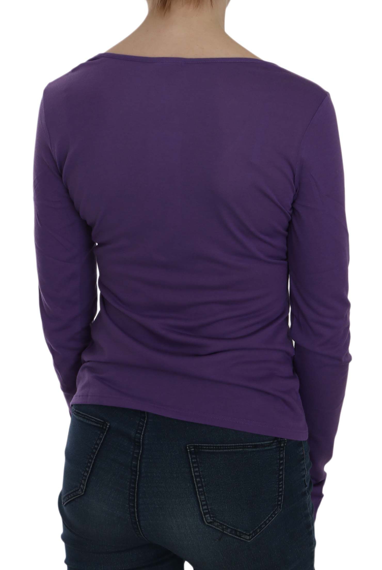 Crystal Embellished Long Sleeve Casual Women's Top - Exte - Modalova