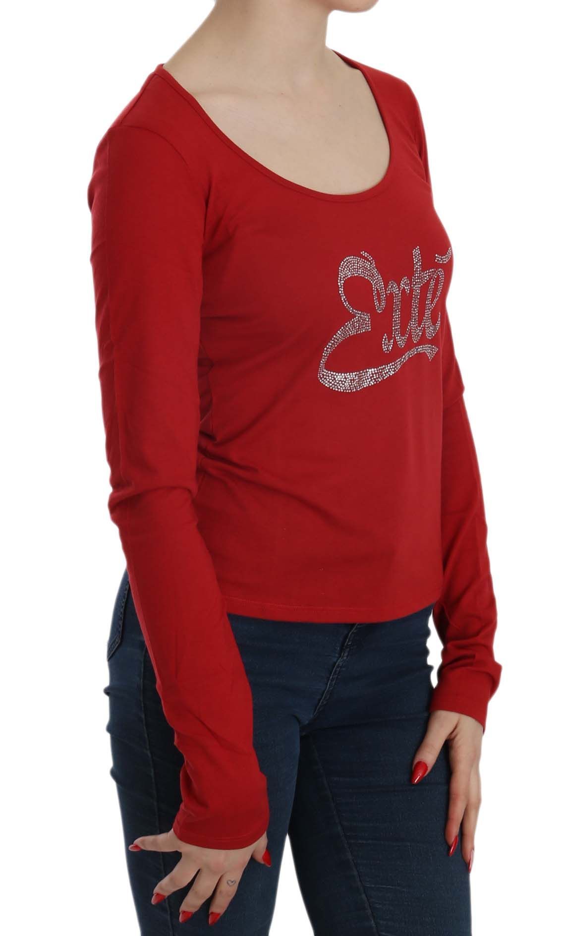Crystal Embellished Long Sleeve Women's Blouse - Exte - Modalova