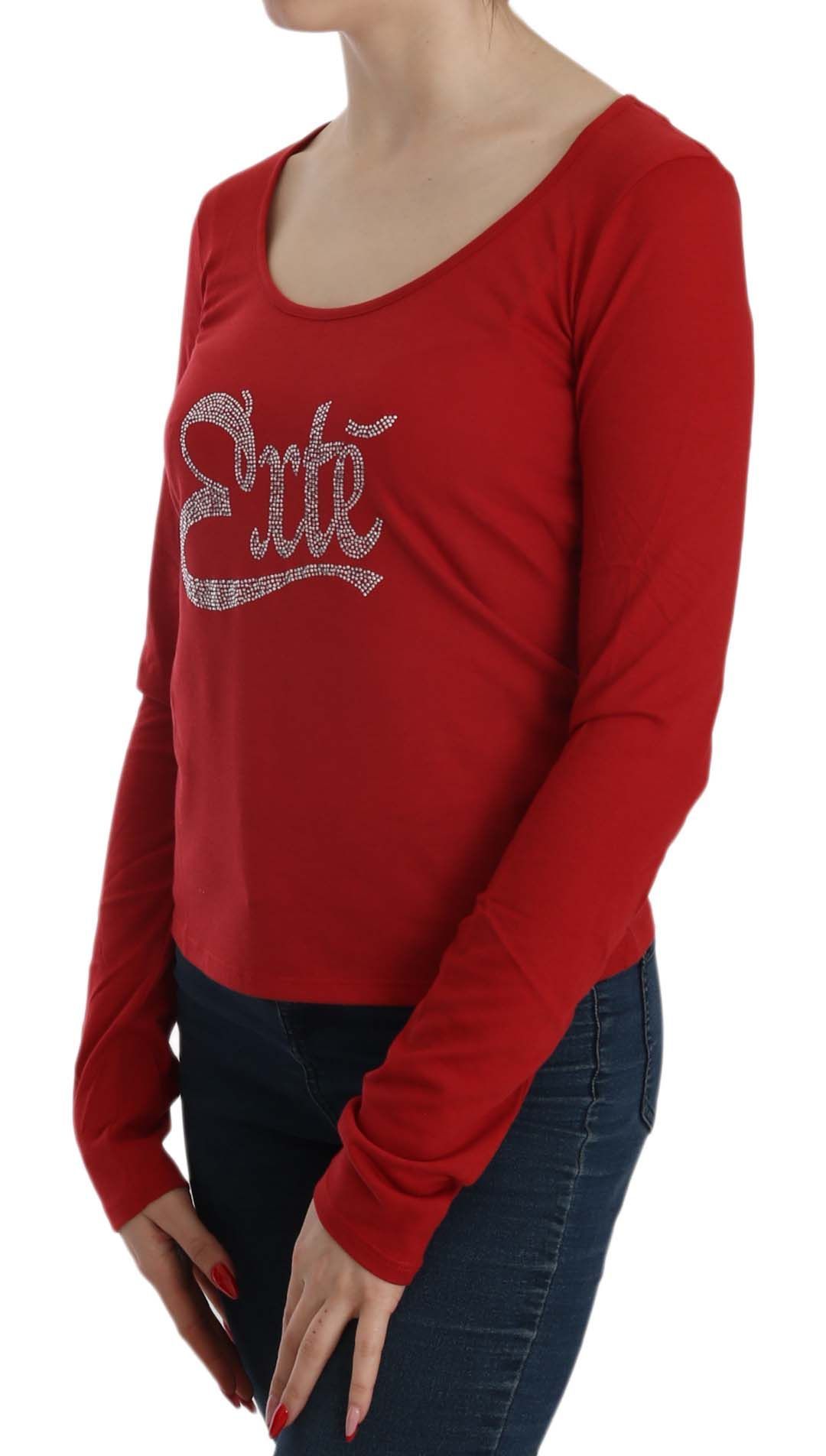 Crystal Embellished Long Sleeve Women's Blouse - Exte - Modalova