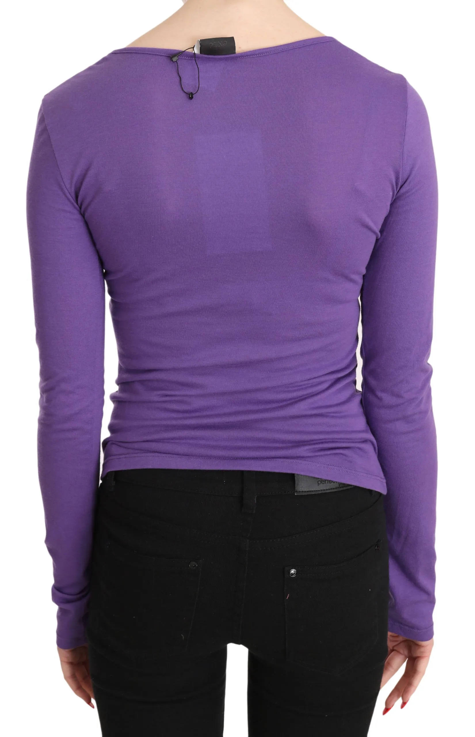 Crystal Embellished Long Sleeve Top Women's Blouse - Exte - Modalova