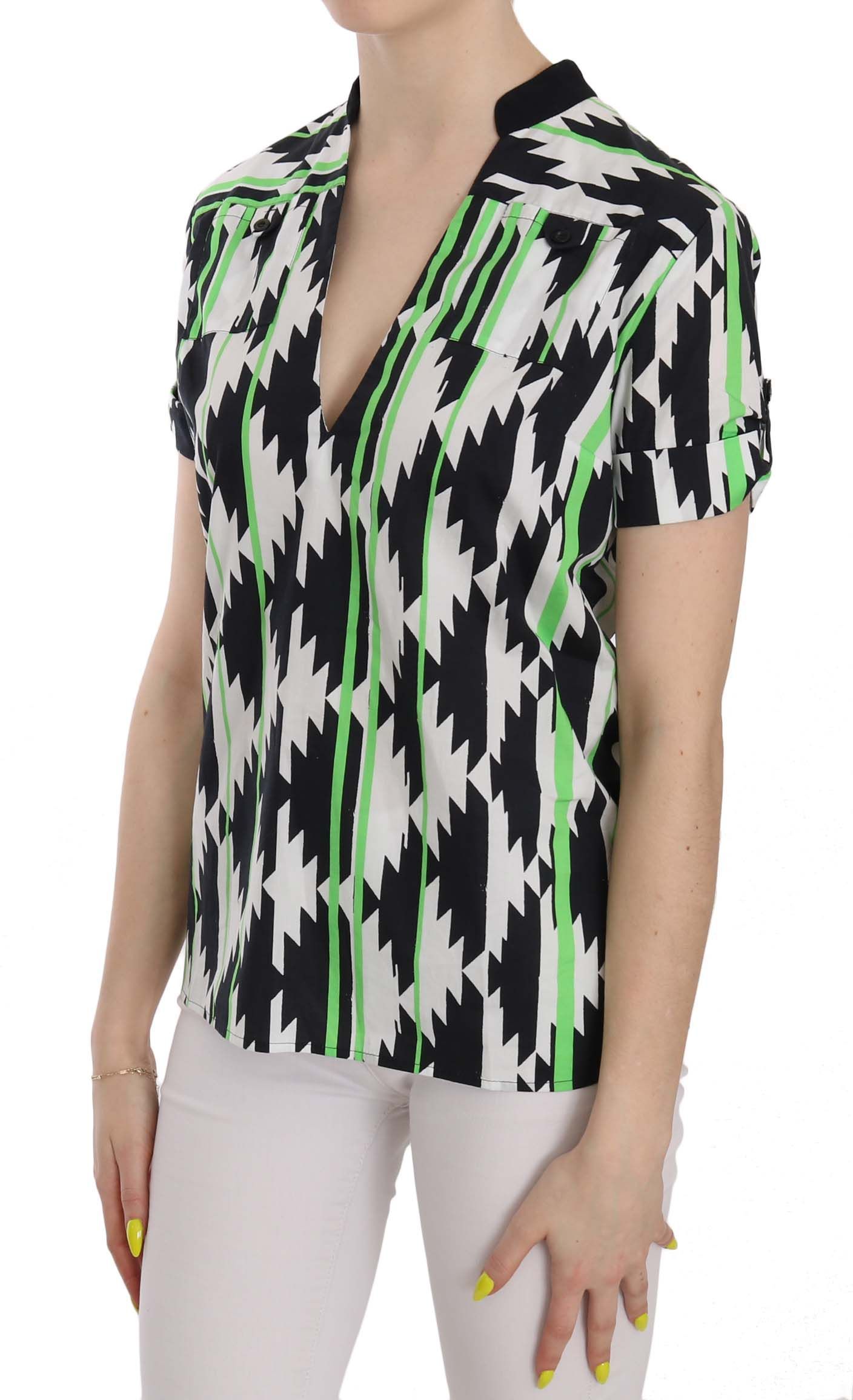 Multi Color Plunging Top Women's Blouse - Costume National - Modalova