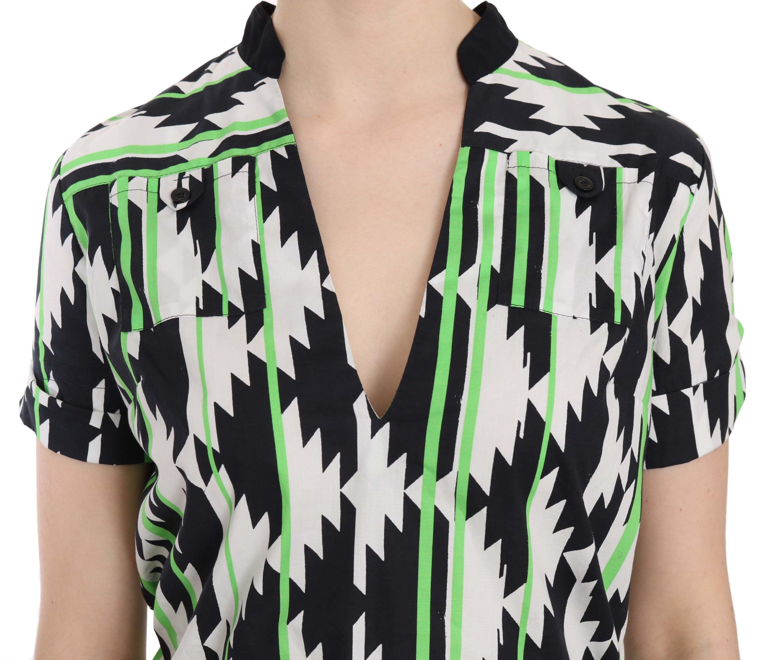 Multi Color Plunging Top Women's Blouse - Costume National - Modalova