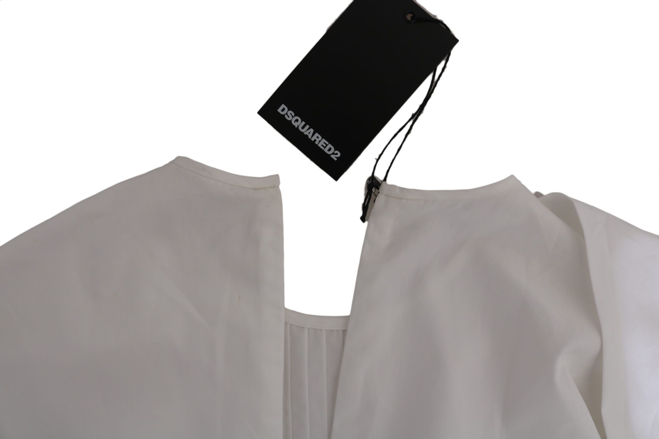 Crew Neck Long Sleeve Cotton Women's Blouse - Dsquared² - Modalova