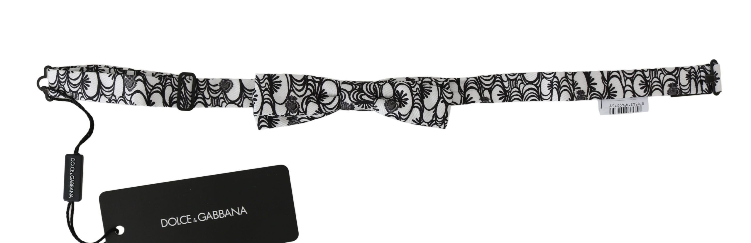 Pattern Silk Adjustable Neck Papillon Men's Tie - Dolce & Gabbana - Modalova