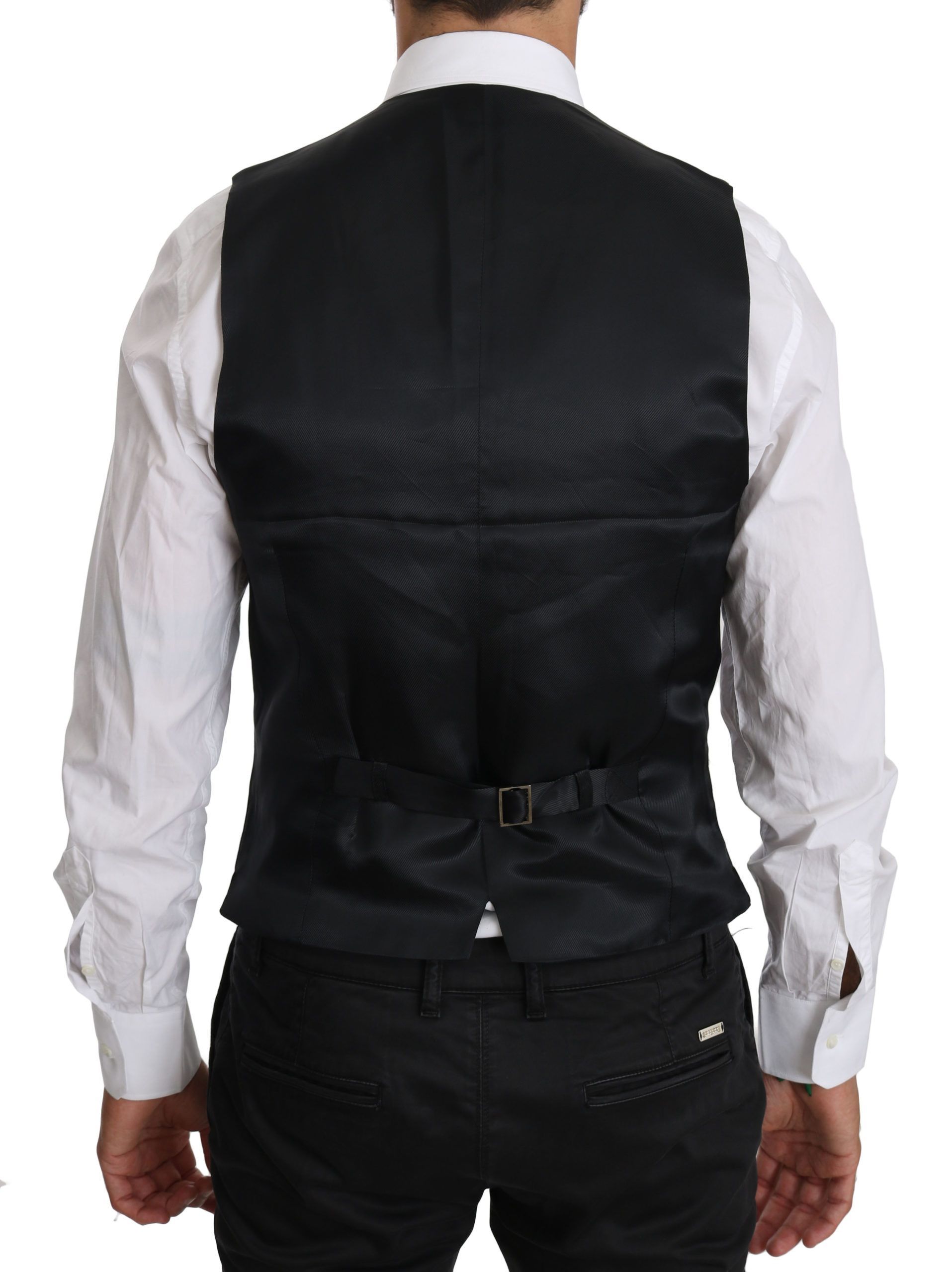 Wool Waistcoat Formal Gilet Men's Vest - Dolce & Gabbana - Modalova
