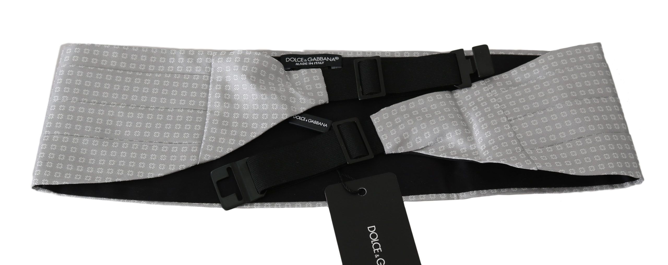 Patterned Waist Belt Silk Men's Cummerbund - Dolce & Gabbana - Modalova
