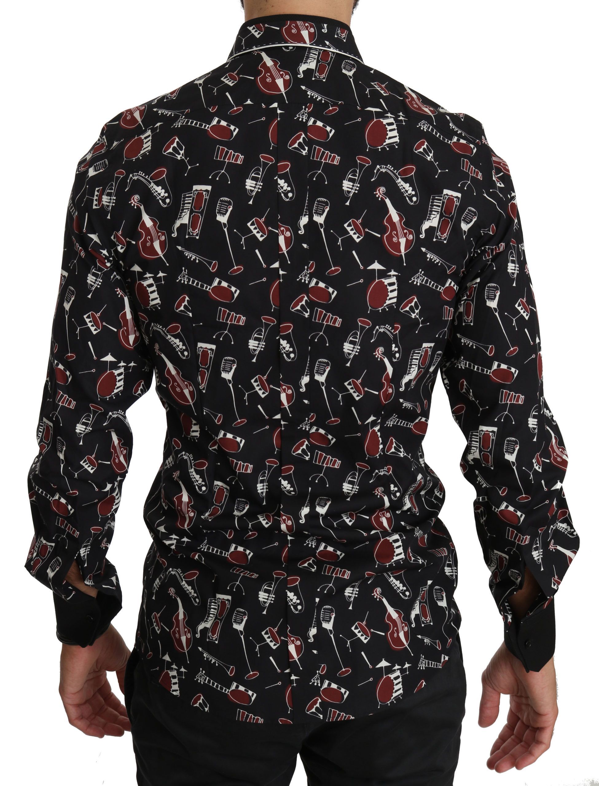 Musical Instrument Slim fit Men's Shirt - Dolce & Gabbana - Modalova