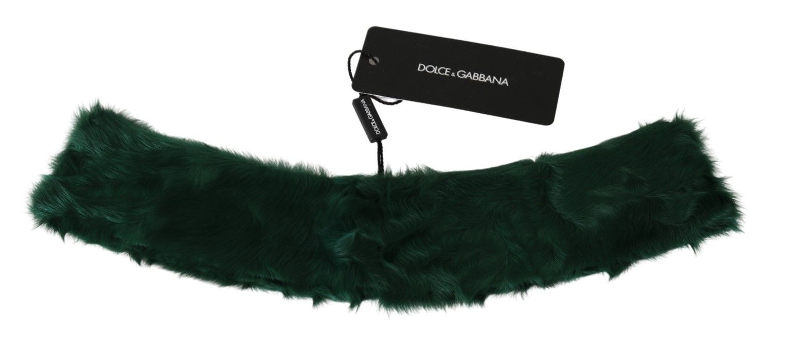 Fur Neck Collar Wrap Lambskin Women's Scarf - Dolce & Gabbana - Modalova
